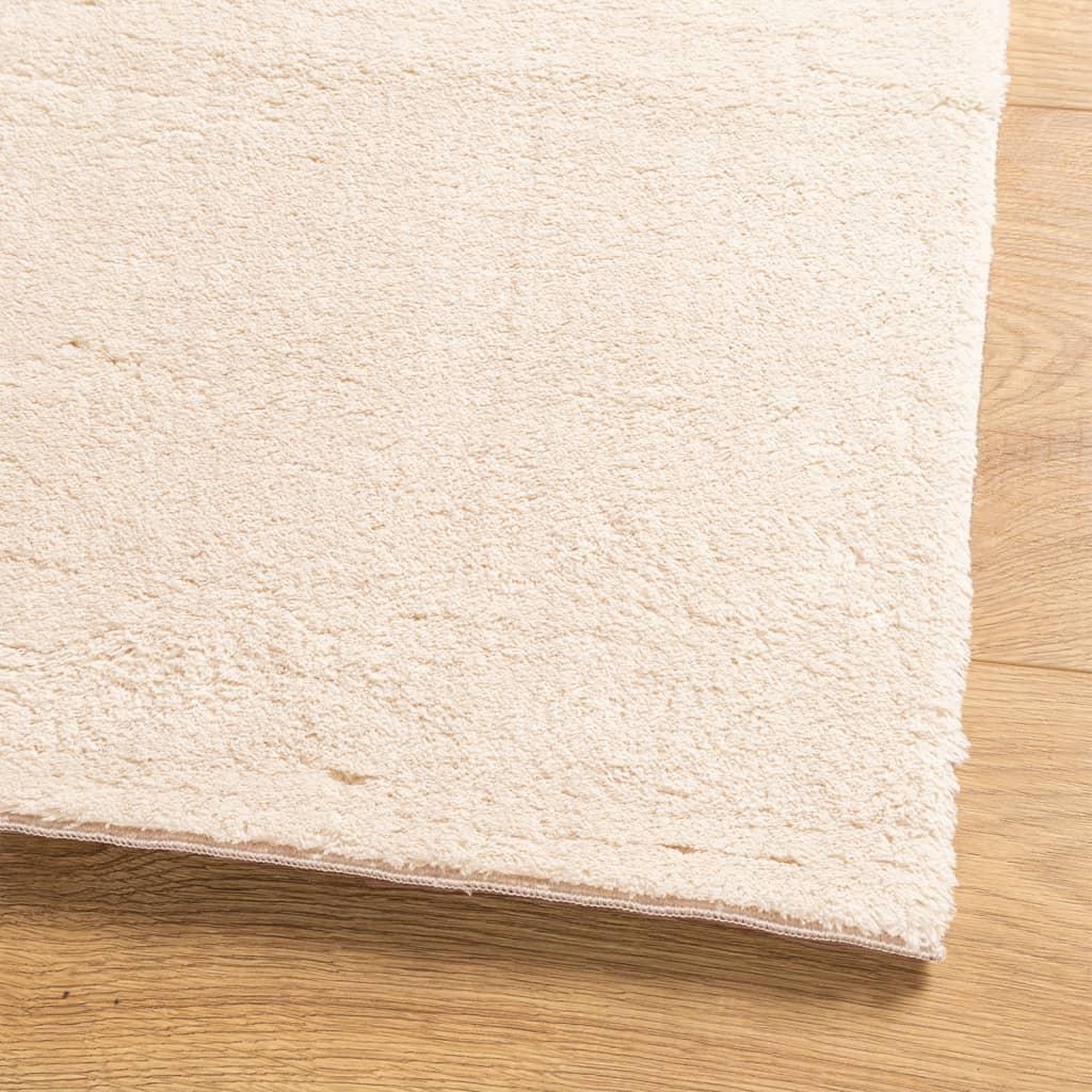 Voir la diapositive 4 : VIDAXL Tapis HUARTE a poils courts doux et lavable beige 60x110 cm