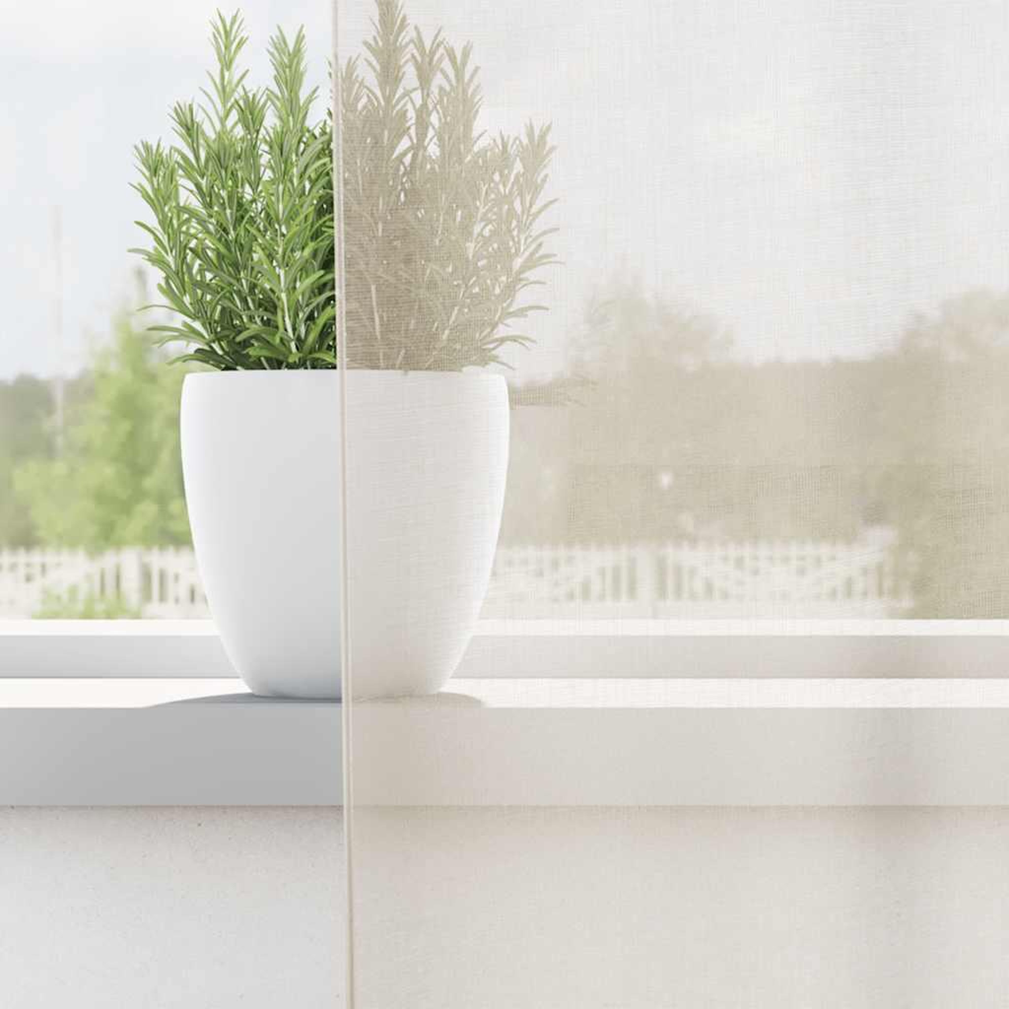 Voir la diapositive 3 : VIDAXL Rideaux en voile avec passants 2 pcs creme
