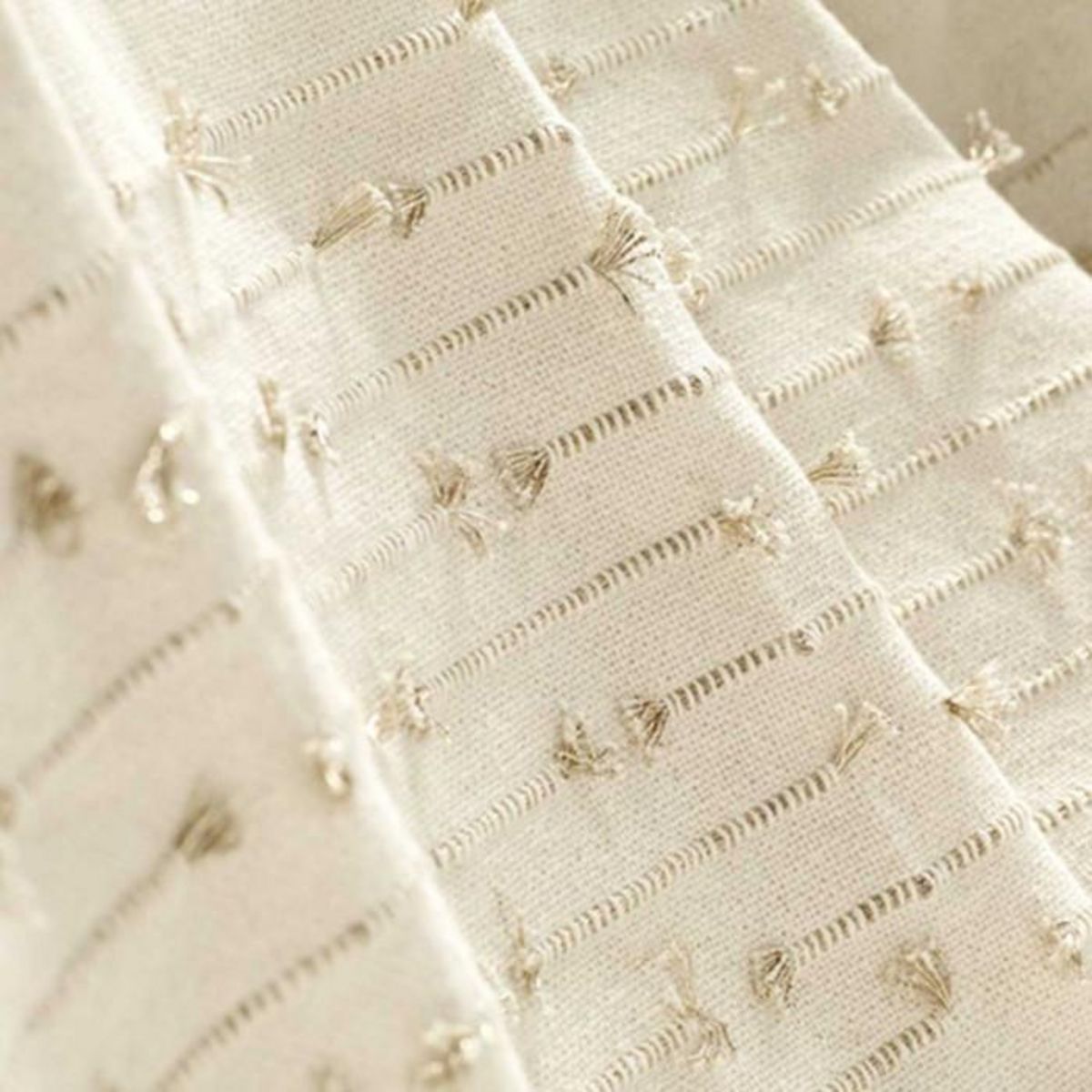 Paris Prix Plaid à Franges  Golden Sunset  125x150cm Naturel