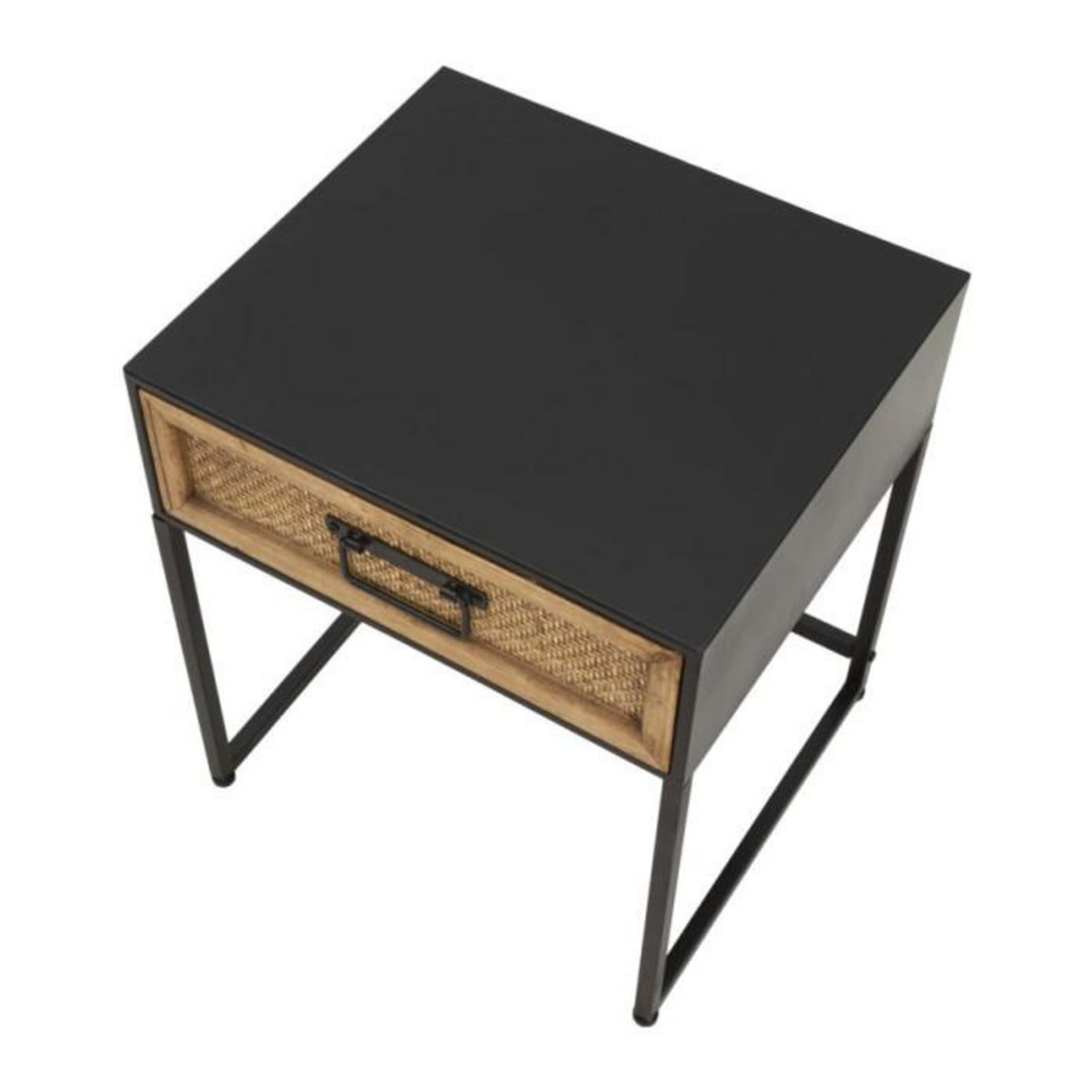 Paris Prix Table de Chevet Design  Hanoï  51cm Naturel & Noir