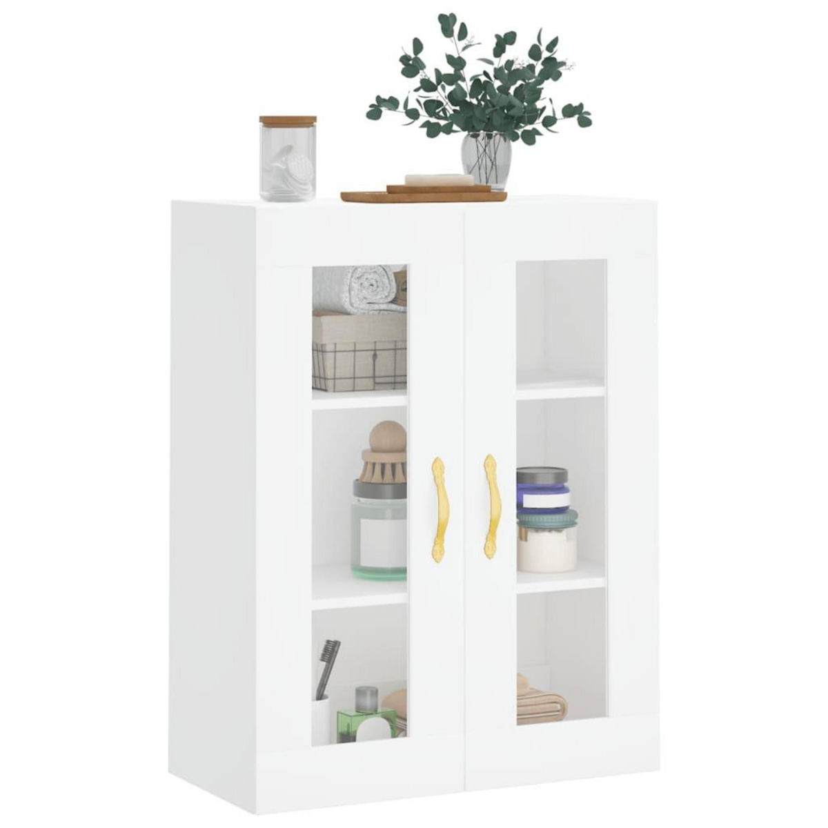 VIDAXL Armoire murale blanc 69,5x34x90 cm