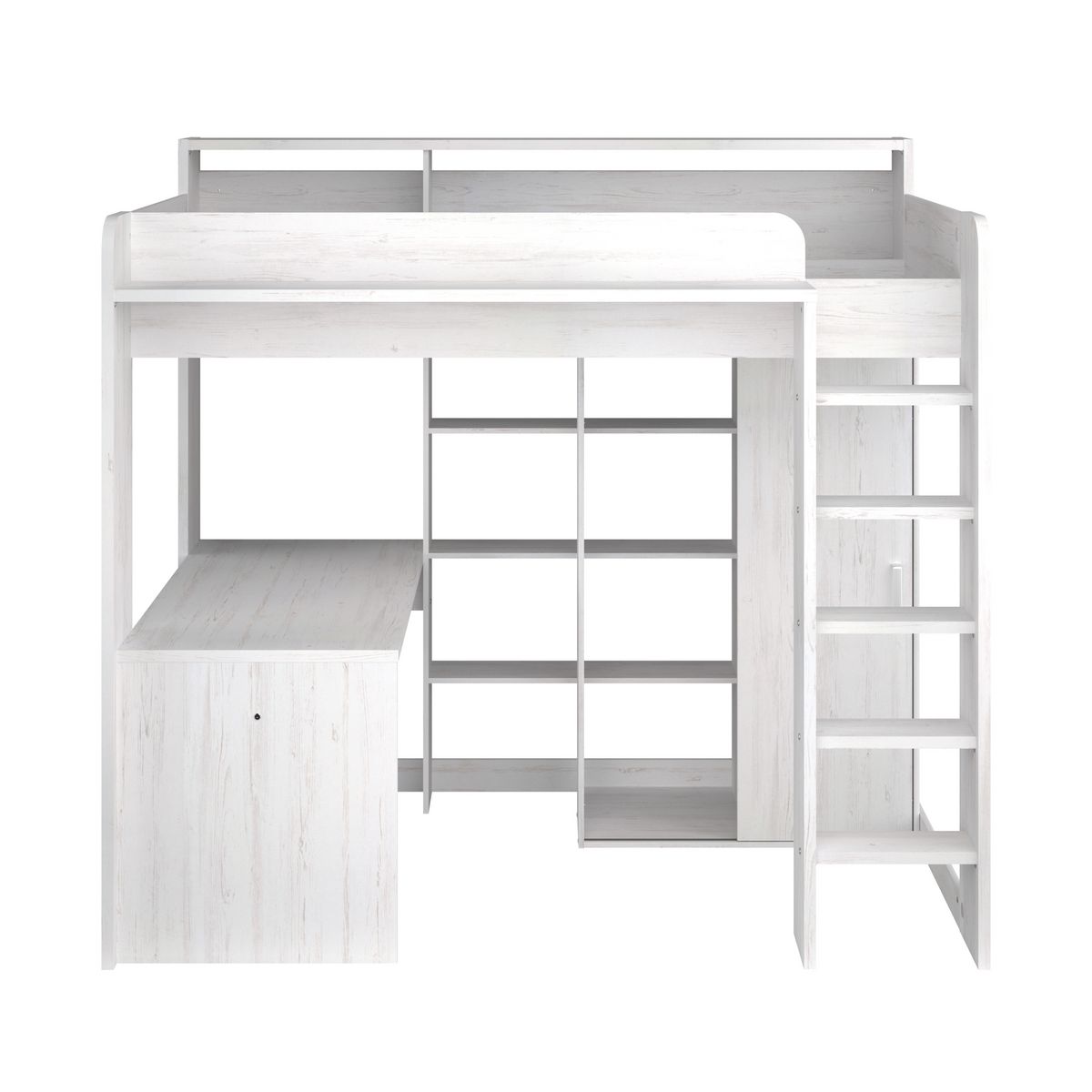 Lit enfant mezzanine couchage 90x200cm GIANT