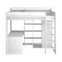 Voir la diapositive 5 : Lit enfant mezzanine couchage 90x200cm GIANT