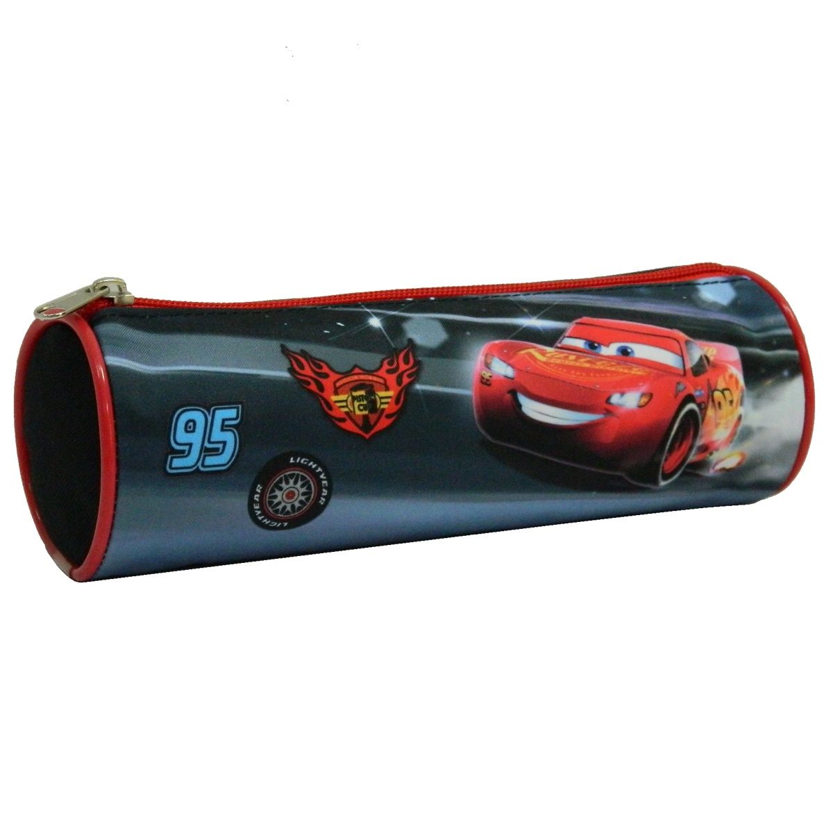 Trousse ronde noire et rouge CARS