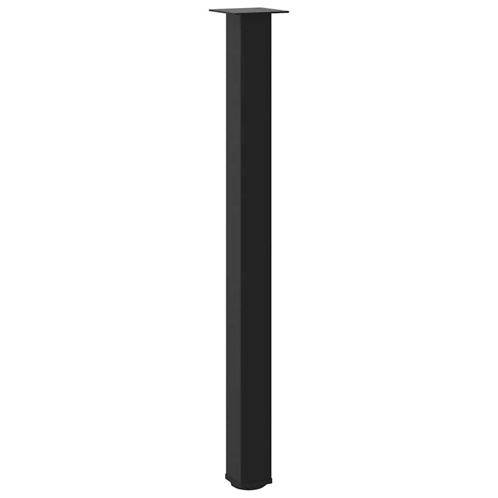 Voir la diapositive 4 : VIDAXL Pieds de table basse noir 4 pcs 110-112 cm acier