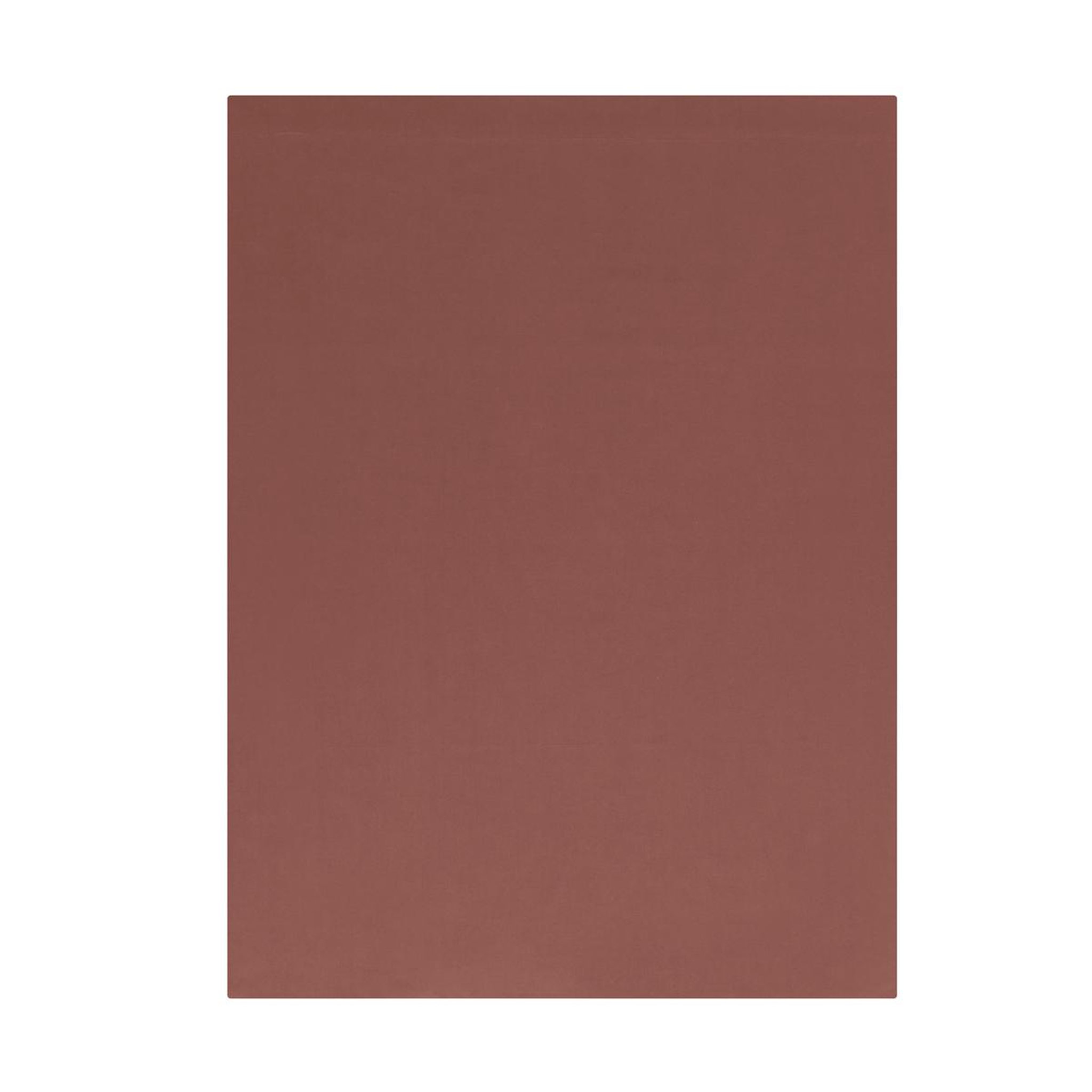 Voir la diapositive 1 : DODO Drap plat Influence Percale Brique