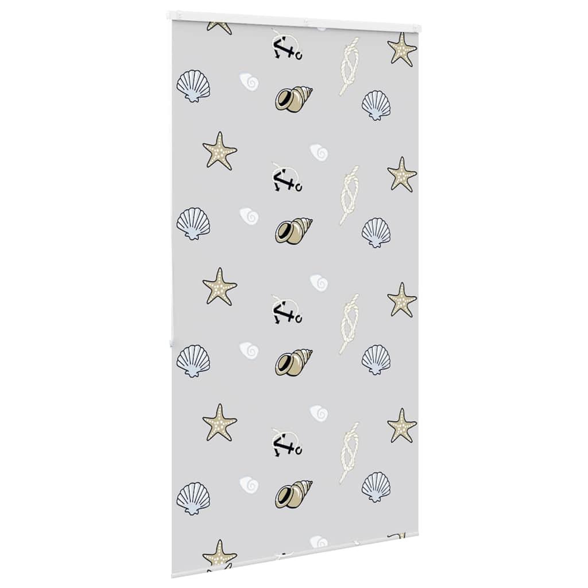 Voir la diapositive 4 : VIDAXL Store enrouleur de douche avec cassette largeur du tissu 116 cm