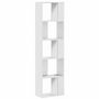 Voir la diapositive 5 : VIDAXL Bibliotheque 5 niveaux blanc 45x23,5x162,5 cm bois d'ingenierie