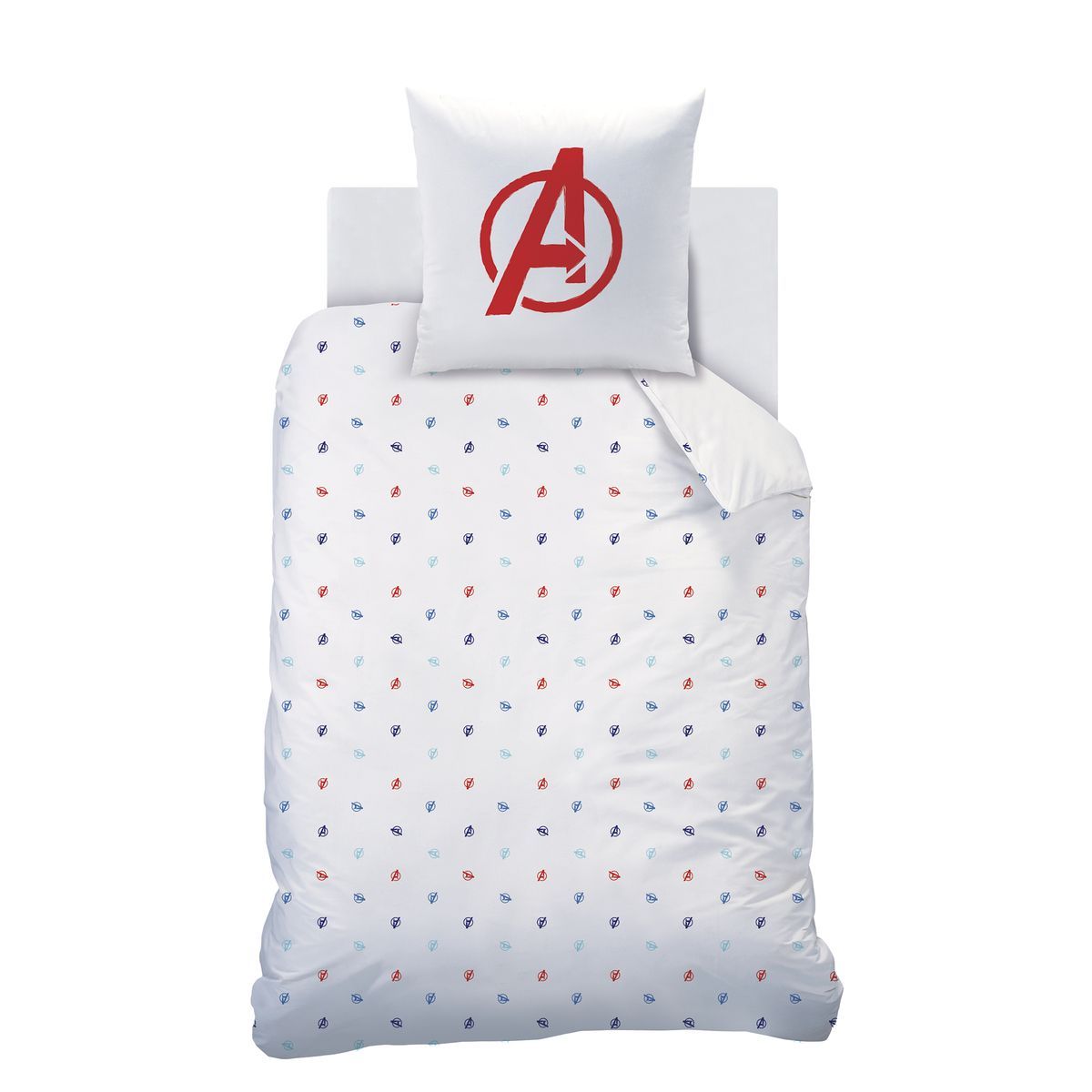 MARVEL Parure housse de couette enfant en coton 57 fils AVENGERS