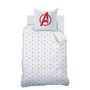 Voir la diapositive 3 : MARVEL Parure housse de couette enfant en coton 57 fils AVENGERS