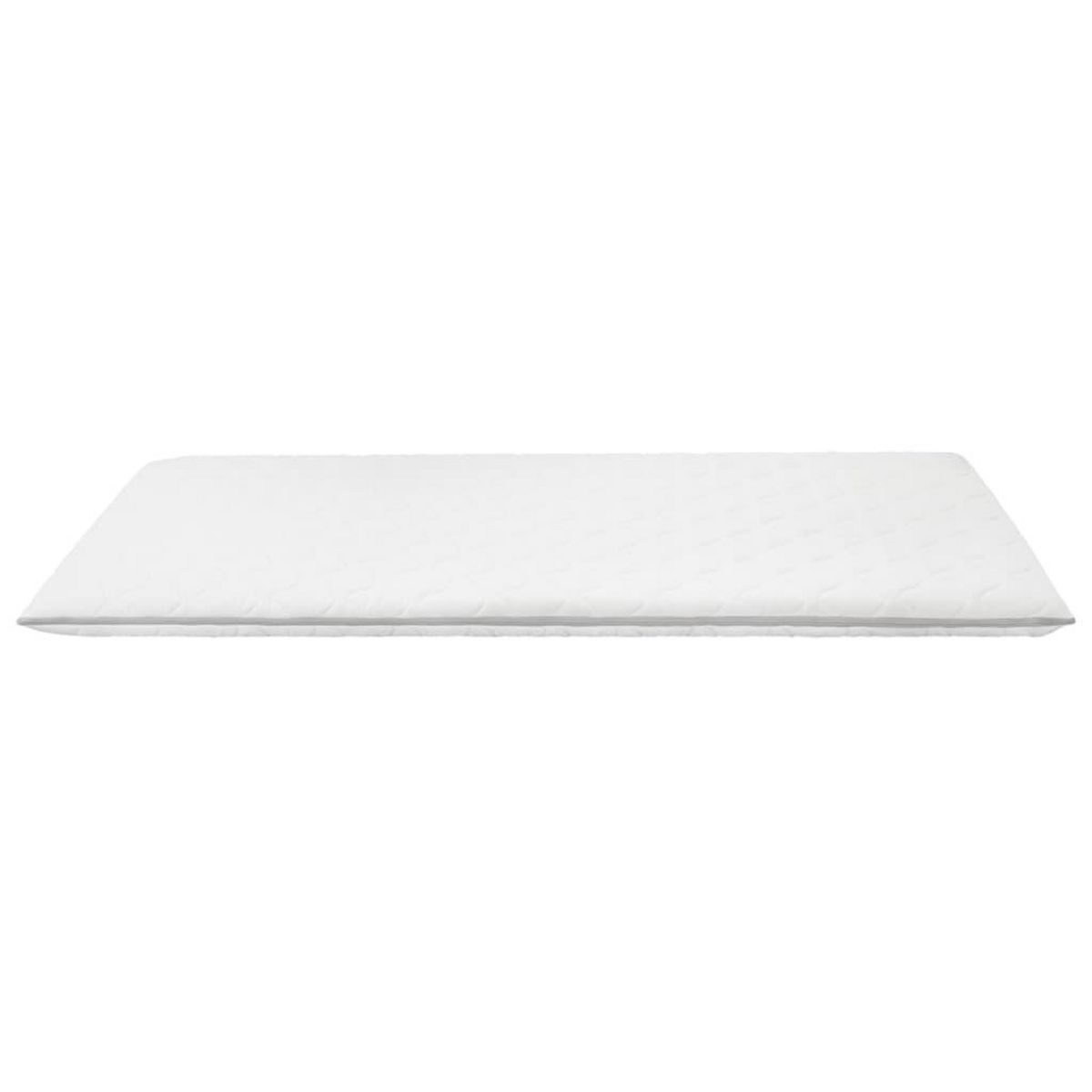 VIDAXL Sur-matelas 100 x 200 cm Mousse a memoire de forme Visco 6 cm