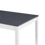 Voir la diapositive 4 : VIDAXL Table a manger Blanc et gris 140x70x73 cm Bois de pin
