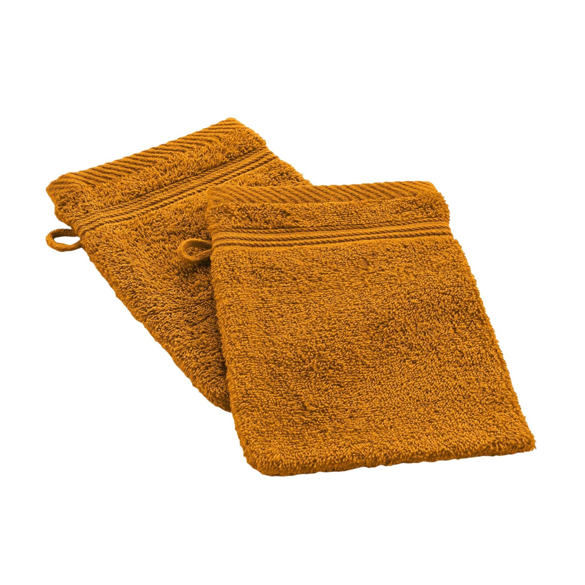 Voir la diapositive 1 : Eden Lot de 2 gants de toilette tendresse uni en coton