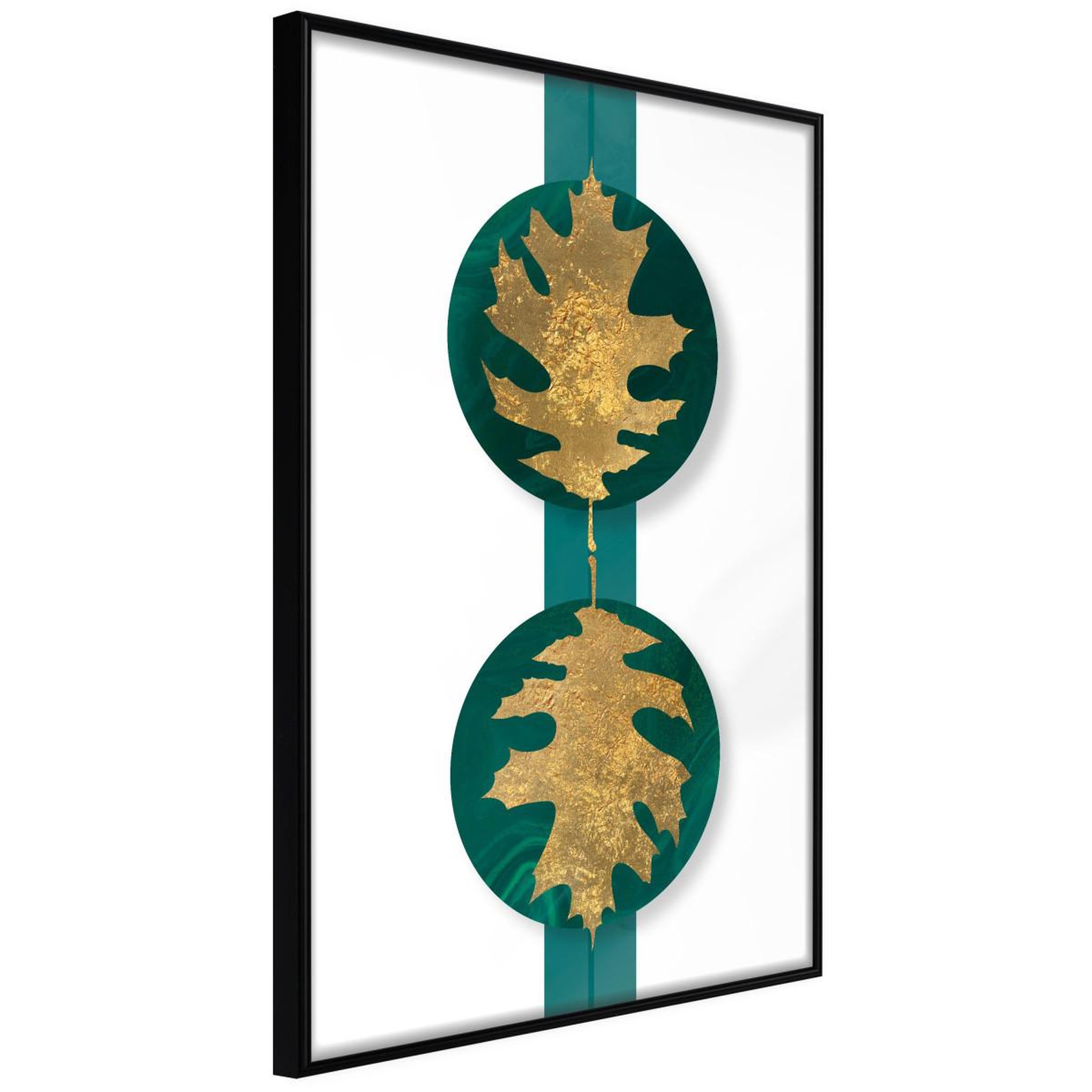Paris Prix Affiche murale encadrée  gilded oak leaves