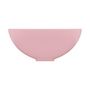 Voir la diapositive 4 : VIDAXL Lavabo rond de salle de bain Rose mat 32,5x14 cm Ceramique