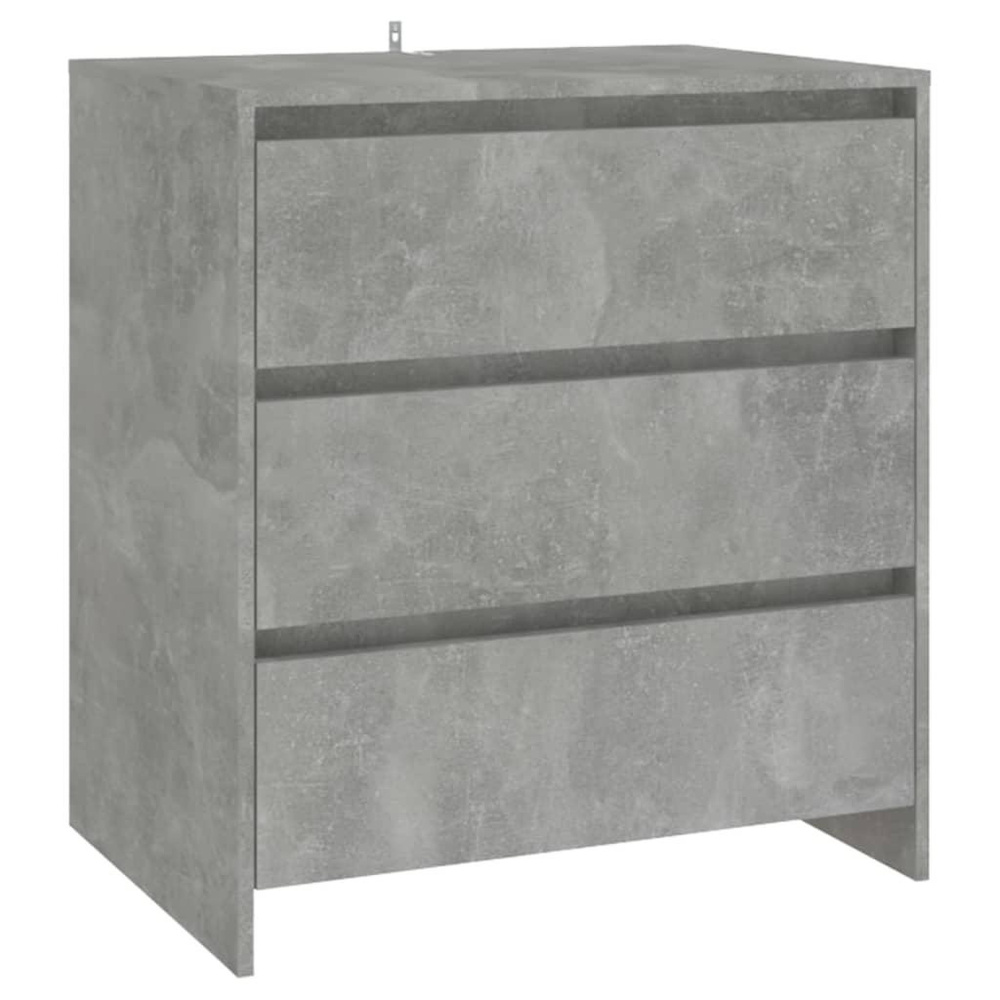 Voir la diapositive 2 : VIDAXL Buffet Gris beton 70x41x75 cm Bois d'ingenierie