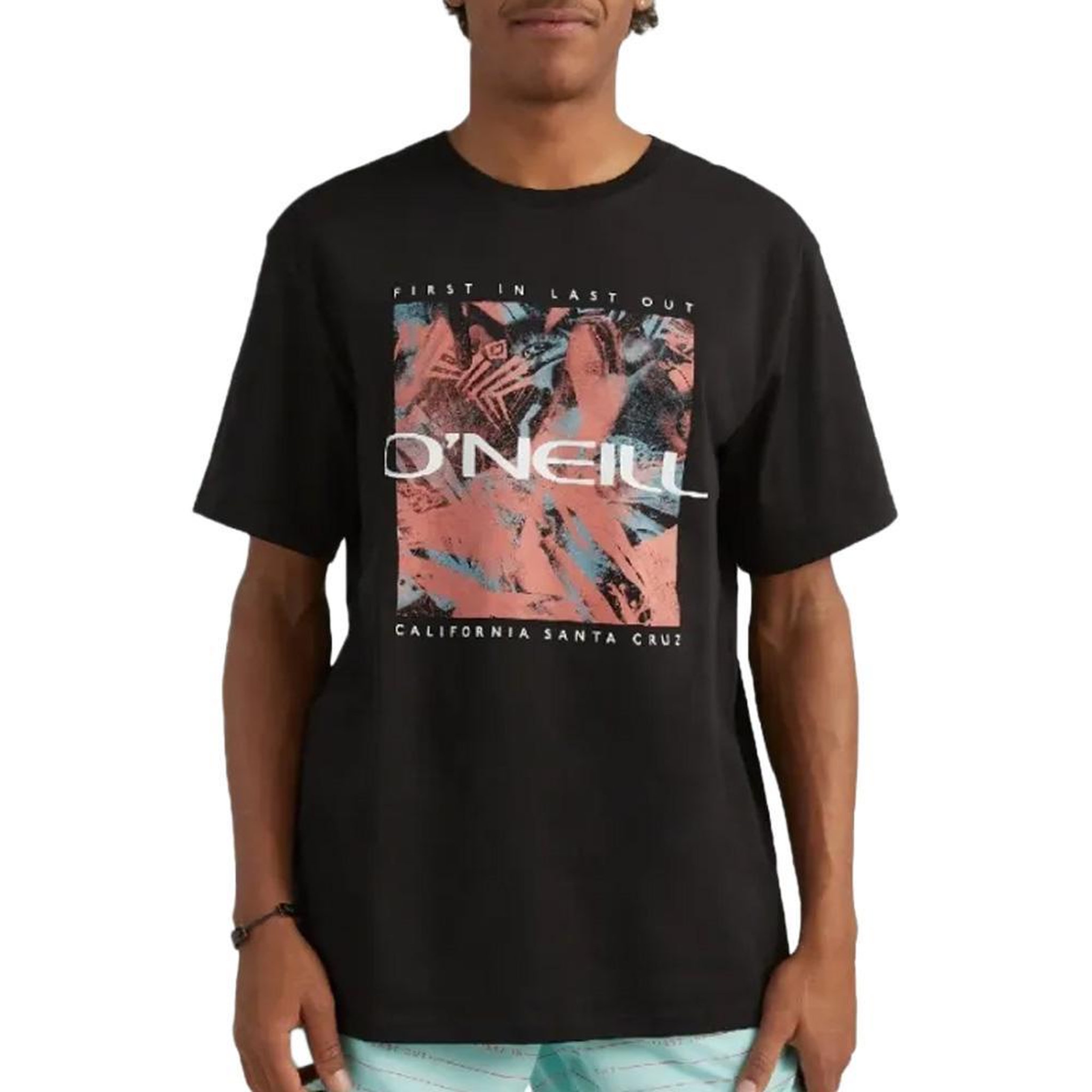 O'NEILL T-Shirt Noir Homme O'Neill Crazy. Coloris disponibles : Noir