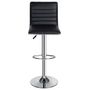 Voir la diapositive 2 : tectake Lot de 2 tabourets de bar Rembourré avec un dossier Hauteur d'assise 60 - 81 cm