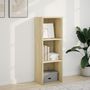 Voir la diapositive 3 : VIDAXL Bibliotheque chene sonoma 40x30x114 cm bois d'ingenierie