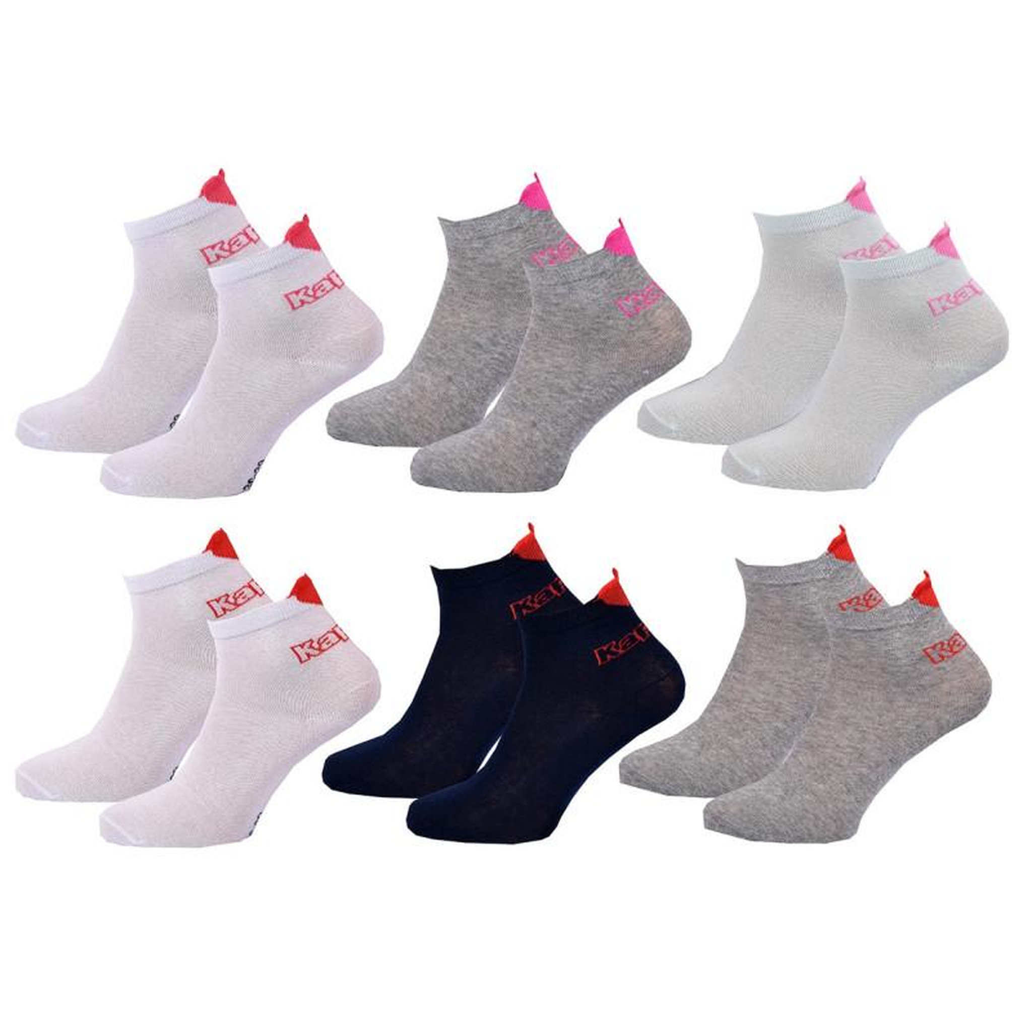 Voir la diapositive 1 : KAPPA Chaussettes Enfant VILLE KAPPA Lot de 6