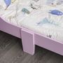 Voir la diapositive 6 : HOMCOM Lit enfant - lit d'enfant design princesse motif château - sommier à lattes inclus - MDF contre-plaqué rose