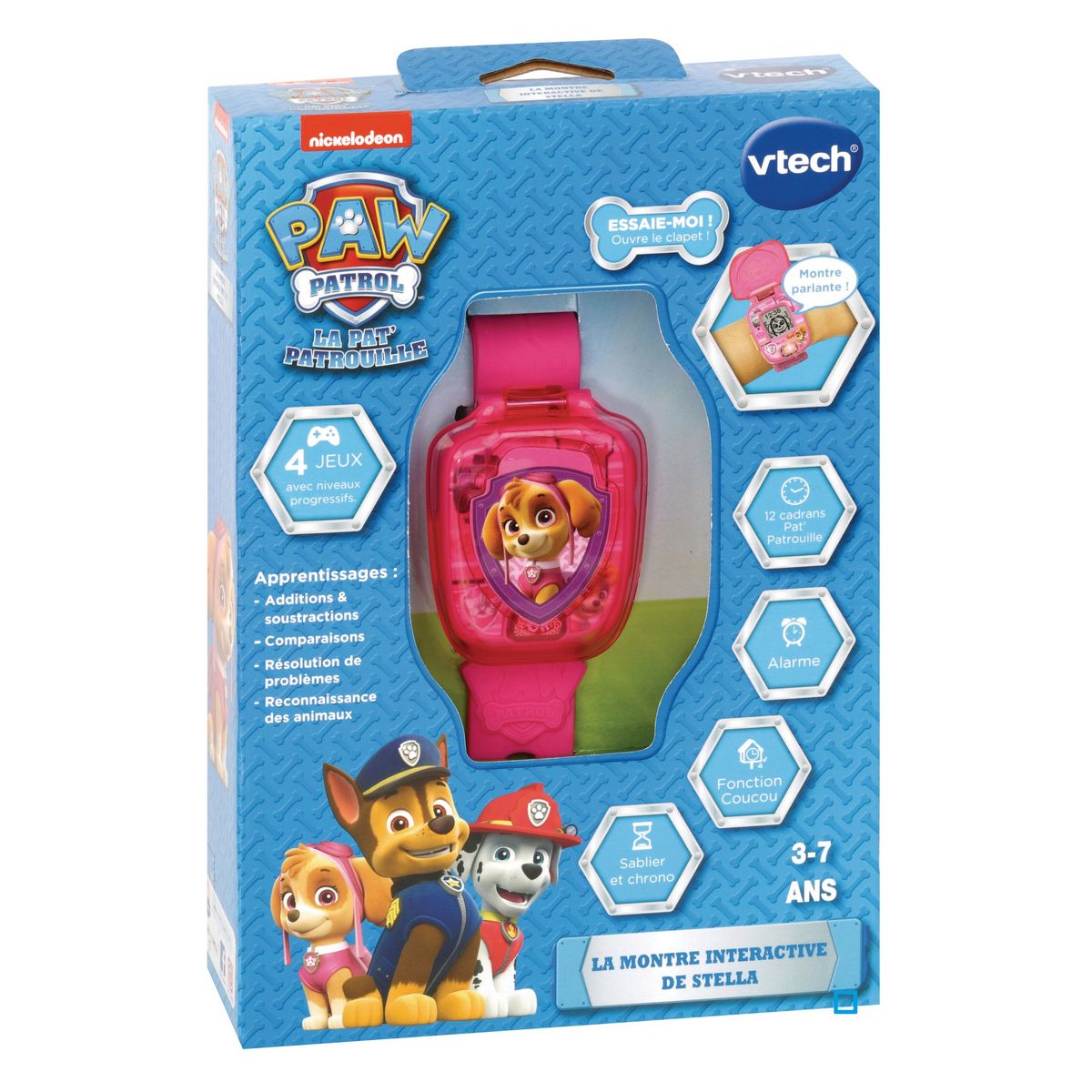 VTECH Montre interactive de Stella - Pat Patrouille 