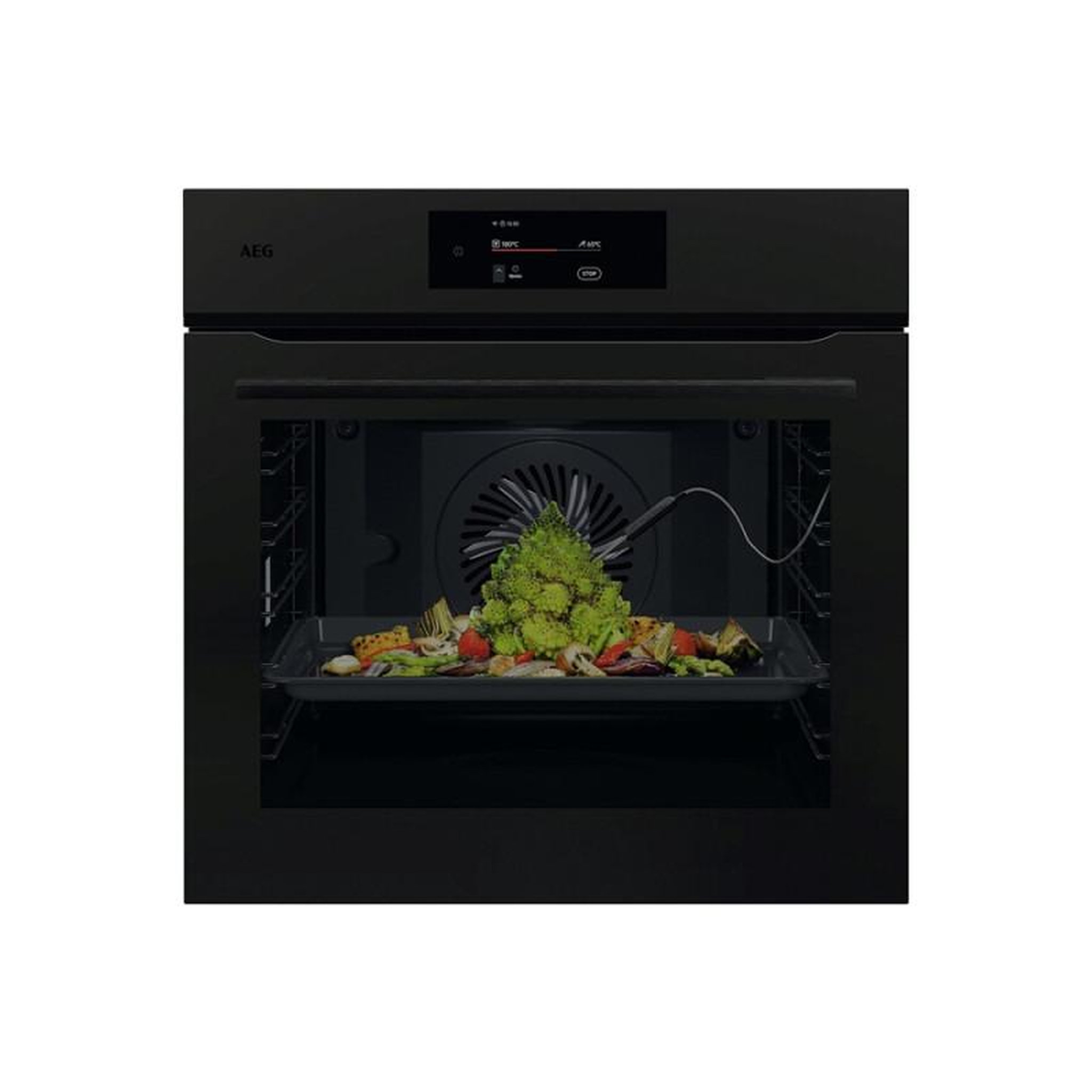 AEG Four encastrable pyrolyse AEG NBE7P731AT - Noir mat - Multifonction - Chaleur tournante