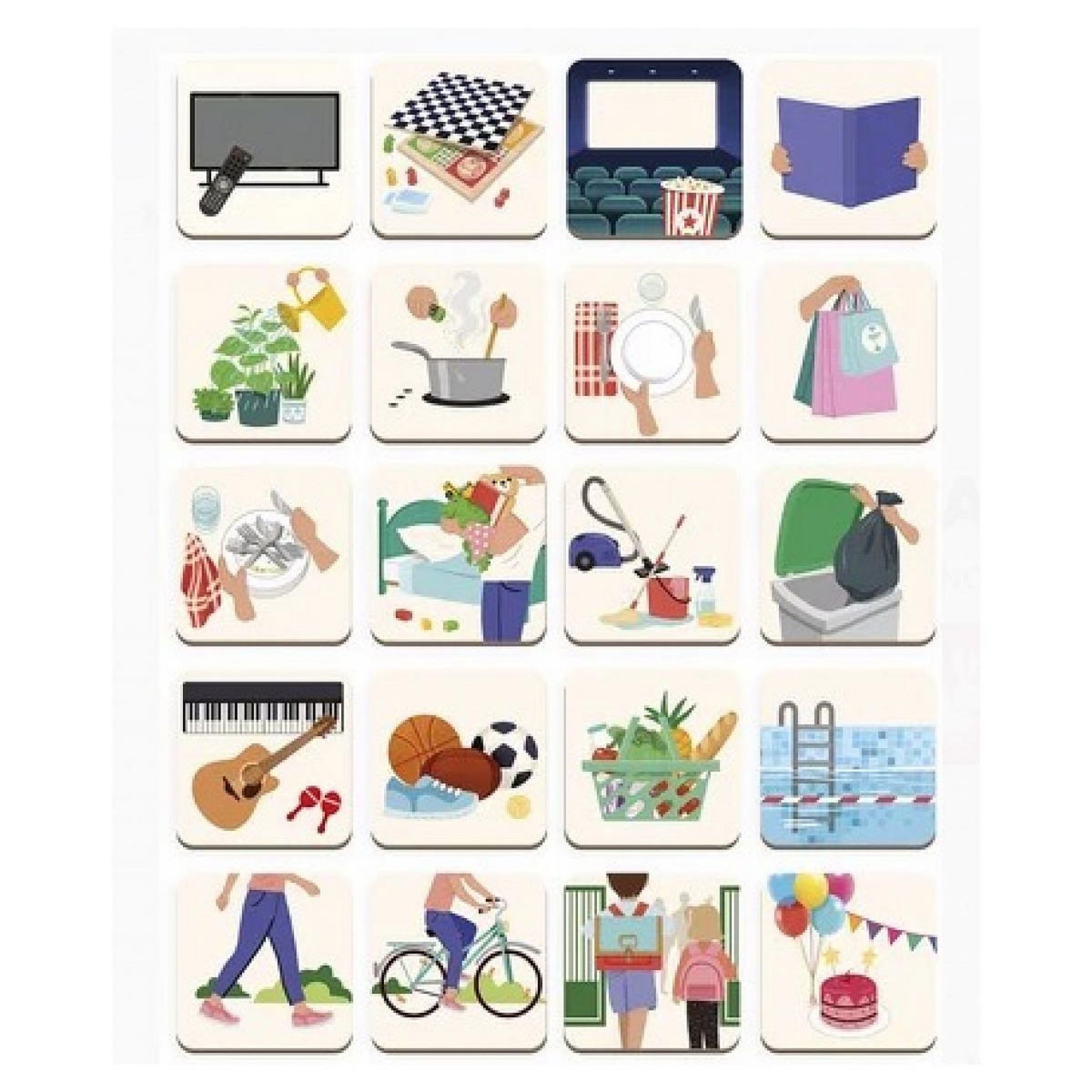 Juratoys-Janod Tableau d organisation en bois