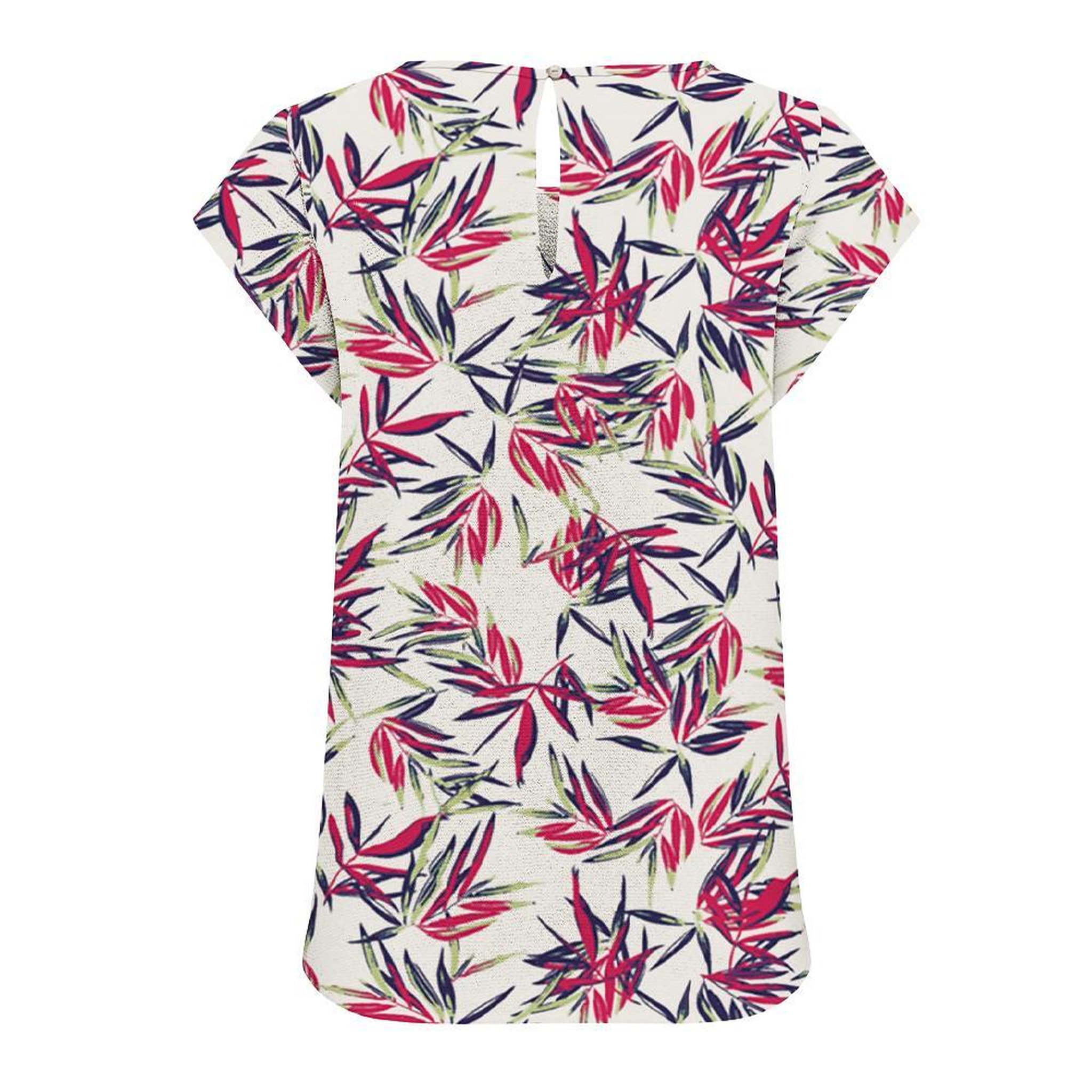 Voir la diapositive 2 : Only Top Écru/Rose à motifs Femme Only Nova
