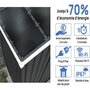 Voir la diapositive 3 : Habitat et Jardin Abri de jardin métal -  Vegas - 15 m² avec panneaux solaires - Gris