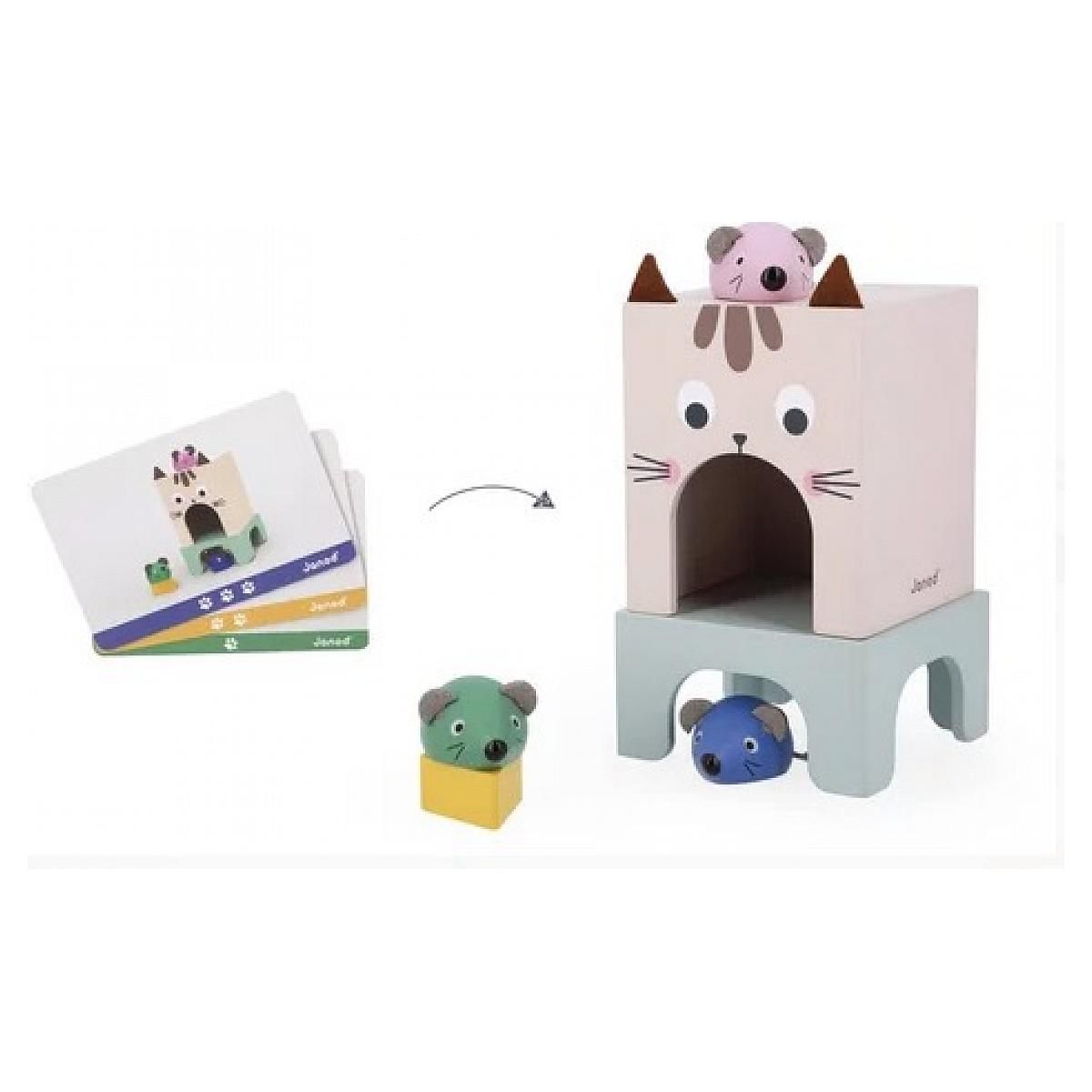 Juratoys-Janod Se reperer dans l espace - Chat et souris