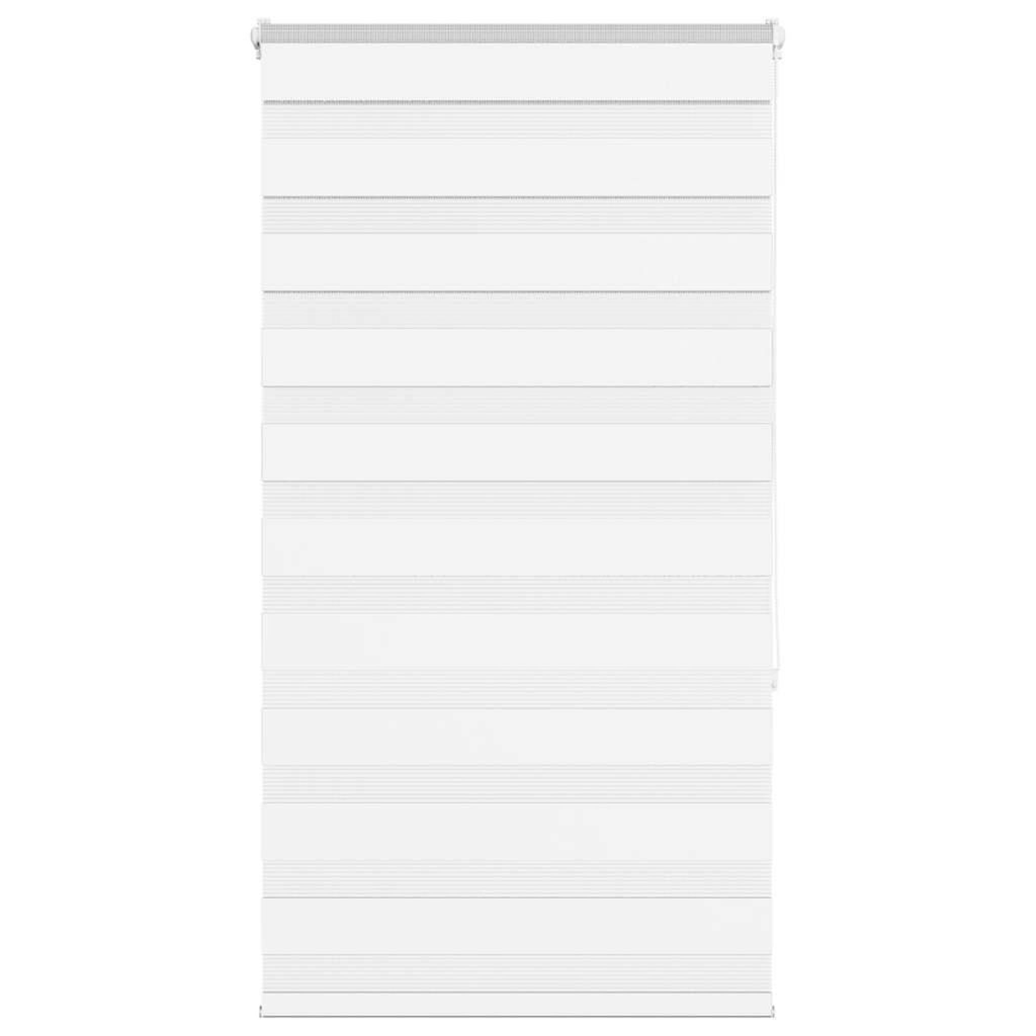 VIDAXL Store zebre blanc 80x150 cm largeur du tissu 75,9 cm polyester