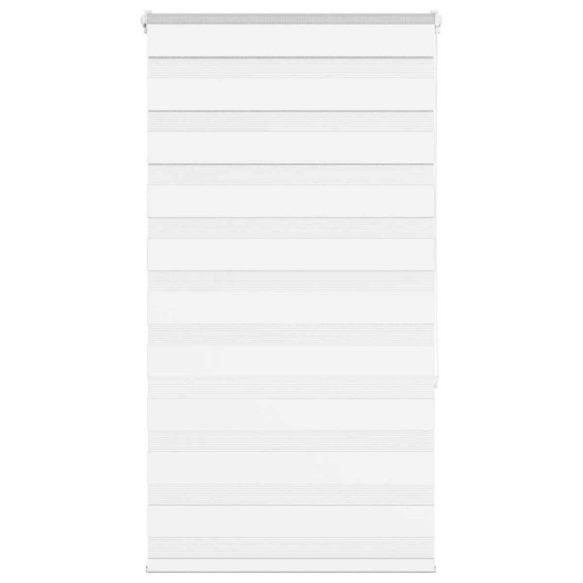 VIDAXL Store zebre blanc 80x150 cm largeur du tissu 75,9 cm polyester