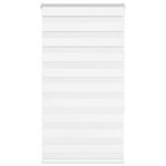 VIDAXL Store zebre blanc 80x150 cm largeur du tissu 75,9 cm polyester