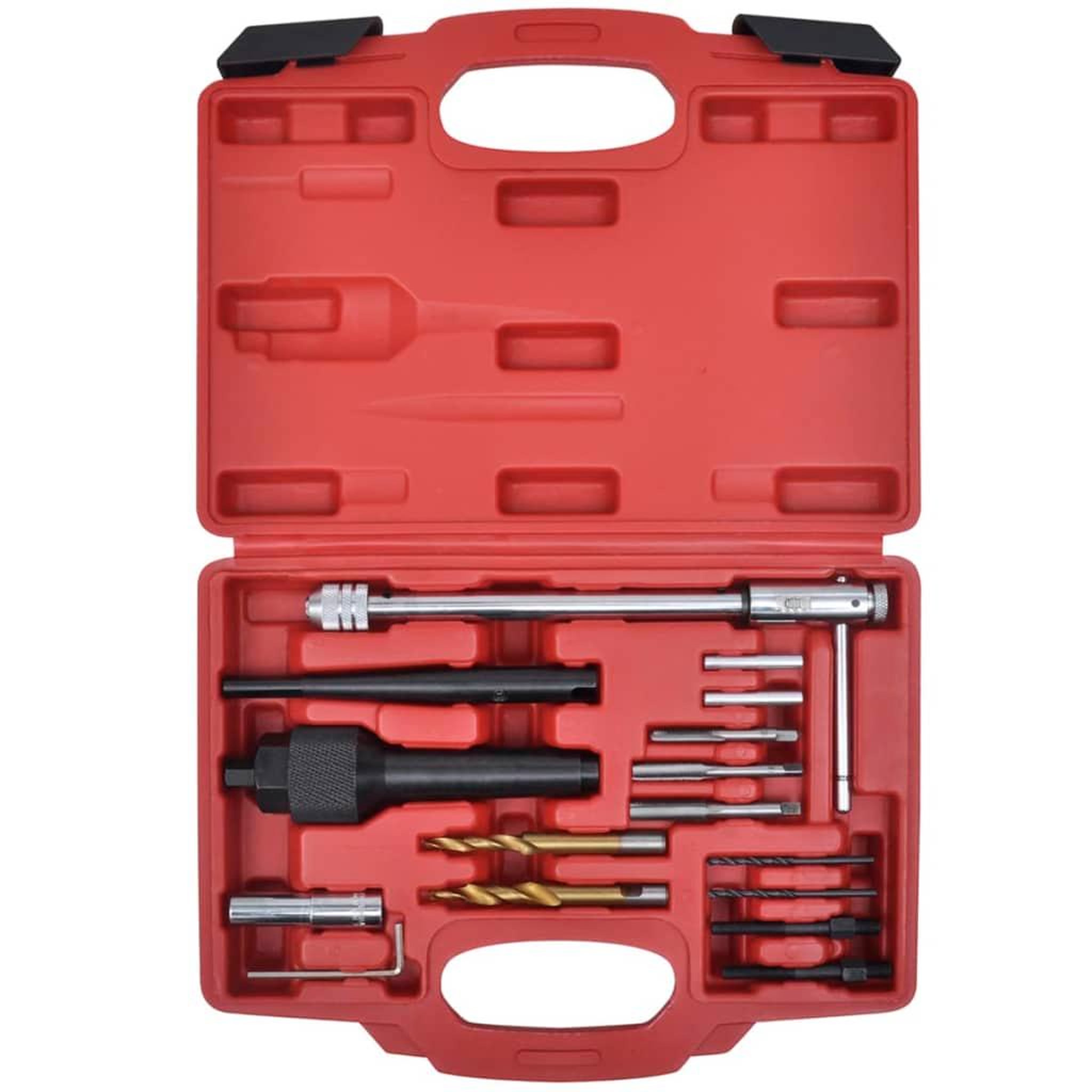 Voir la diapositive 4 : VIDAXL Kit d'outils d'extraction bougie de prechauffage 16 pcs