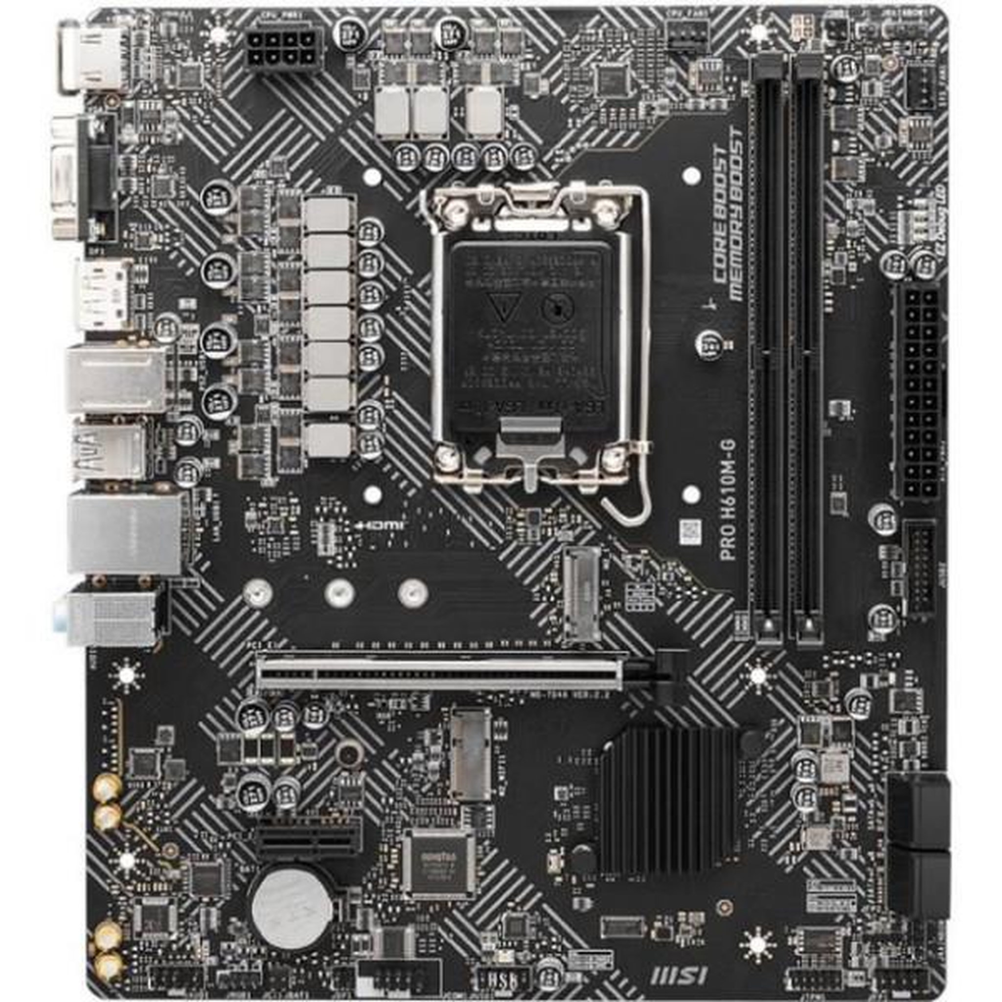 Voir la diapositive 2 : MSI Carte mere - MSI - PRO H610M-G Intel H610 LGA 1700 micro ATX