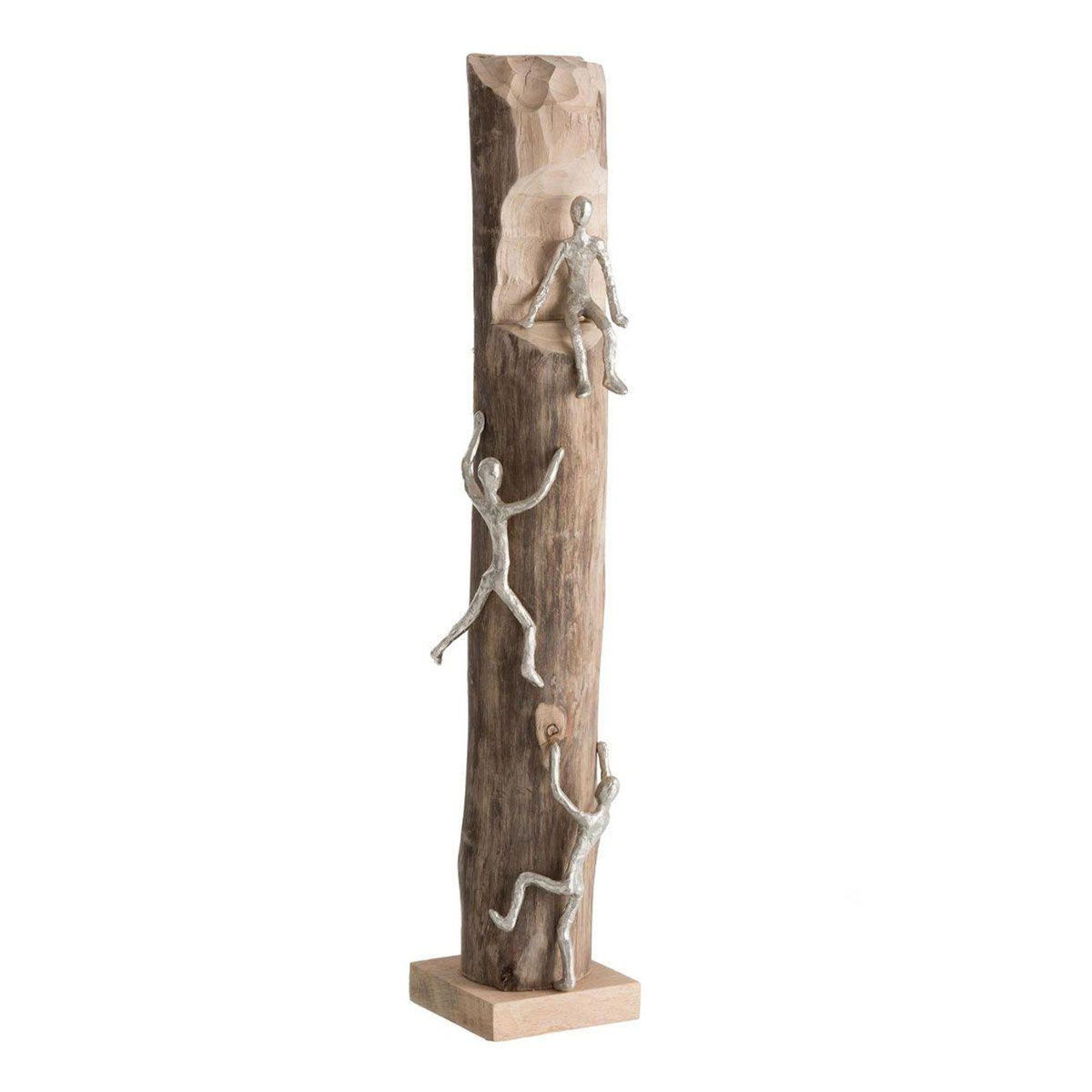 Paris Prix Statue Déco  3 Grimpeurs  75cm Naturel