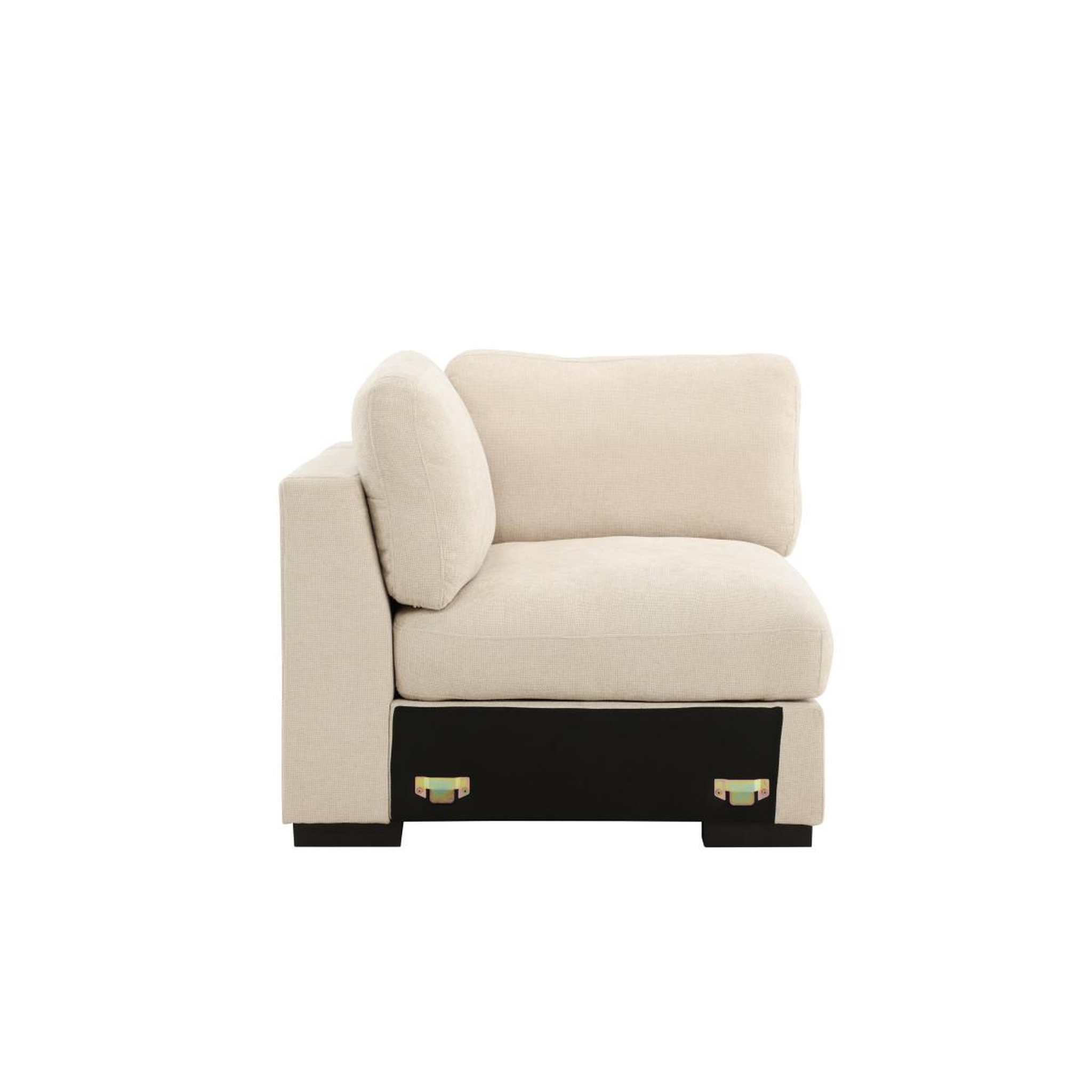Voir la diapositive 3 : Paris Prix Module canapé d'angle droit  salerno  112cm beige