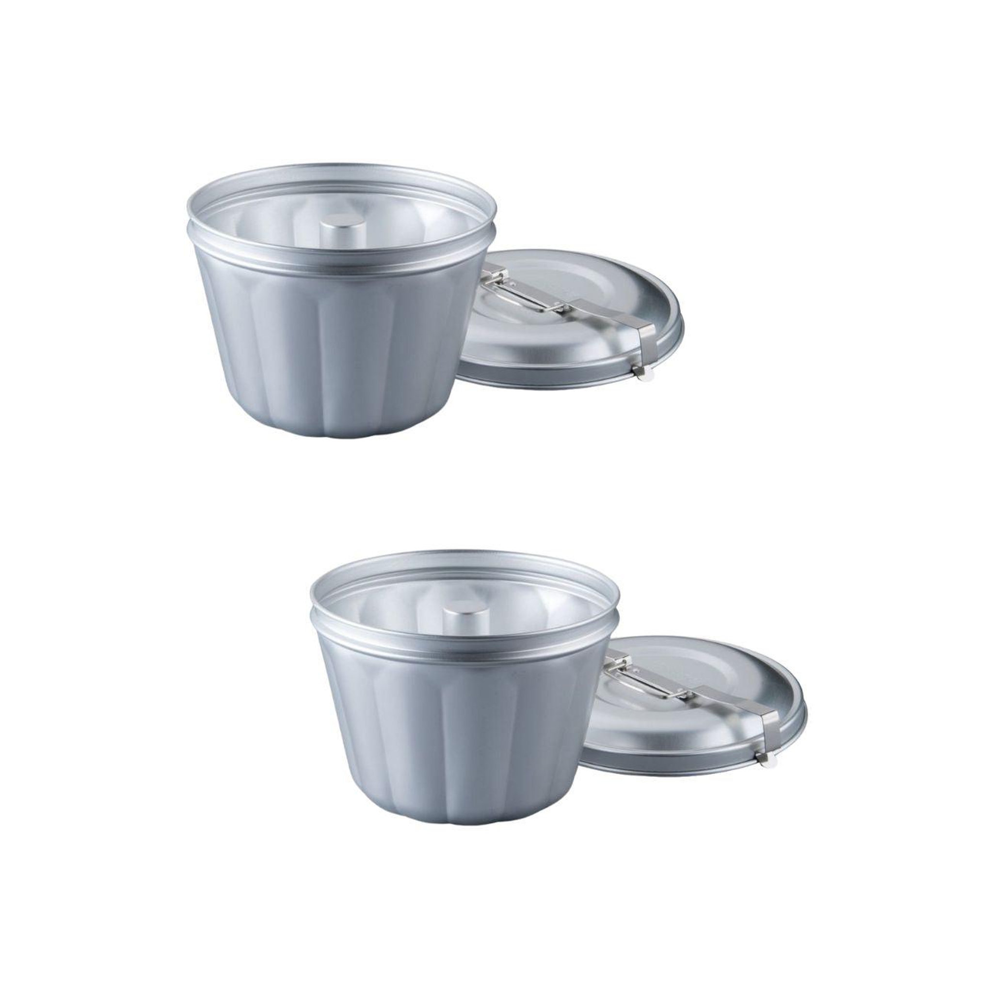 DR.OETKER Lot de 2 moules à gâteaux 21/21 cm en aluminium dr oetker back freude
