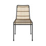 Voir la diapositive 5 : Rendez vous déco Lot de 2 chaises en rotin et structure en métal noir - Jouve