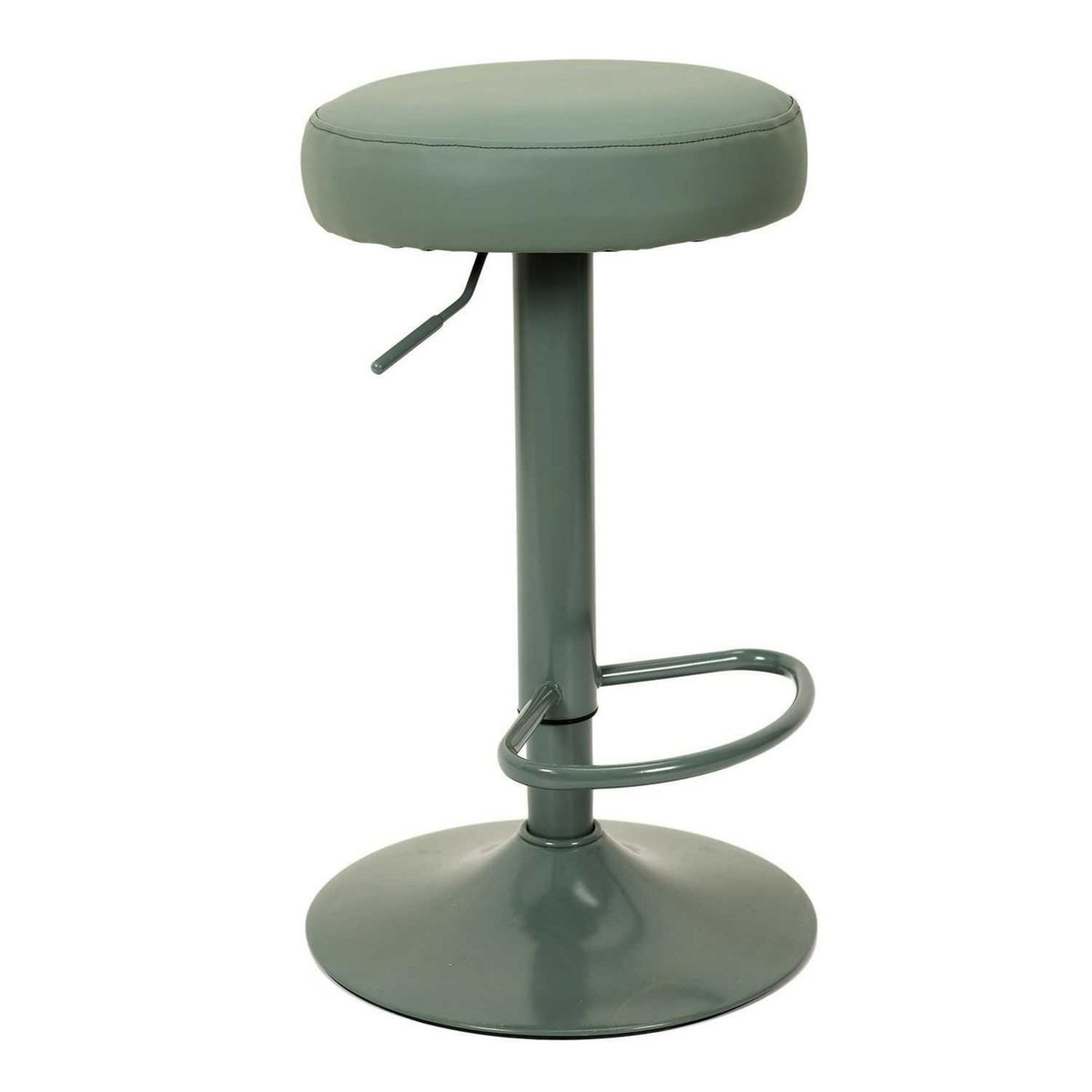 TOILINUX Lot de 2 Tabourets de bar hauteur réglable en simili