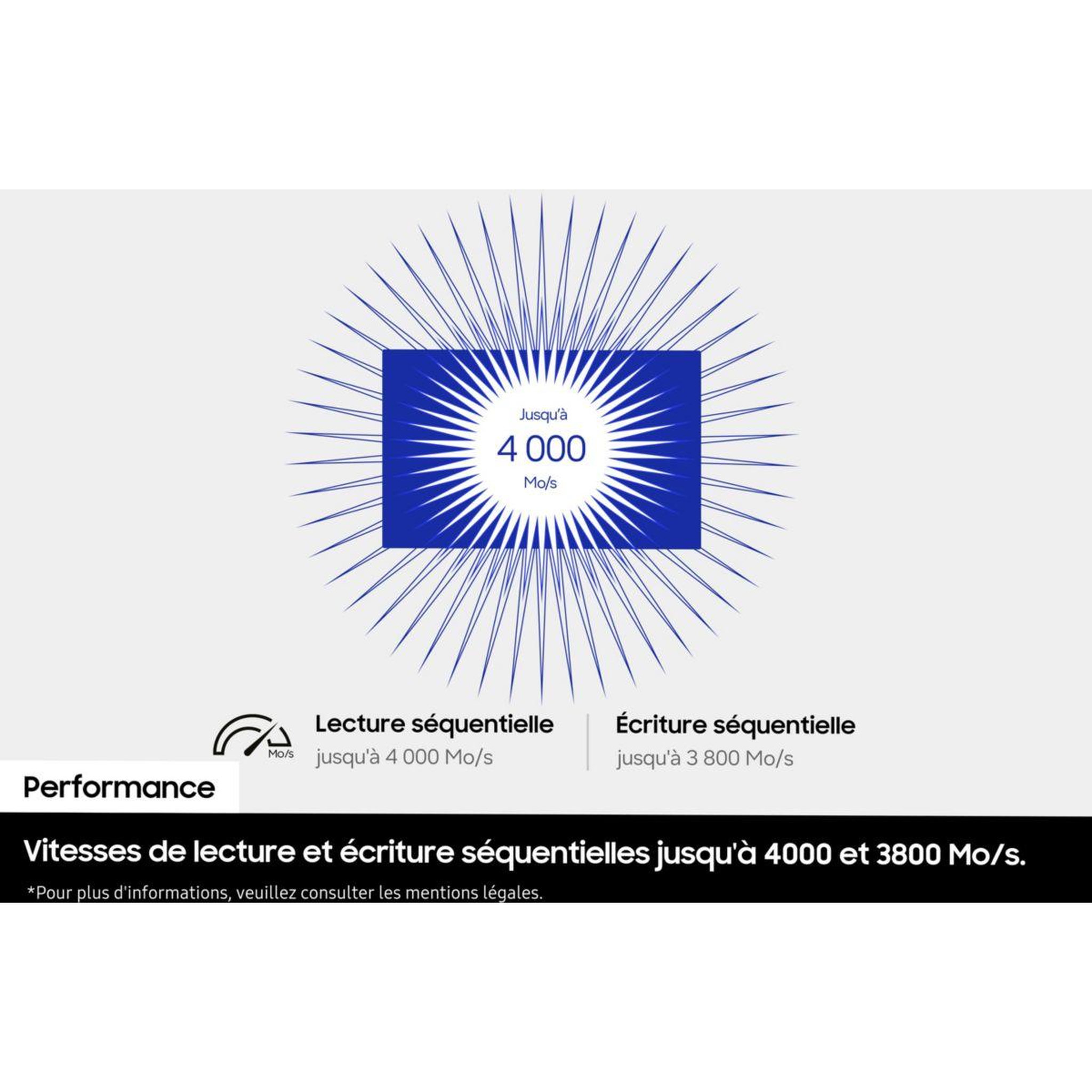 Voir la diapositive 5 : Samsung Disque SSD externe 1To P7