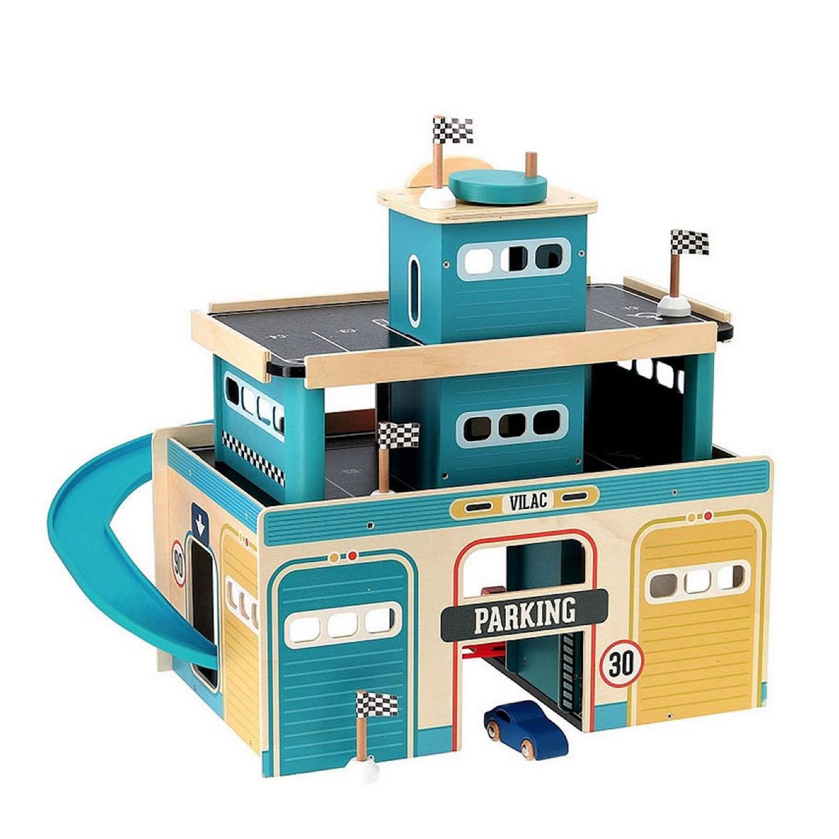 Vilac Garage en bois vintage, ity