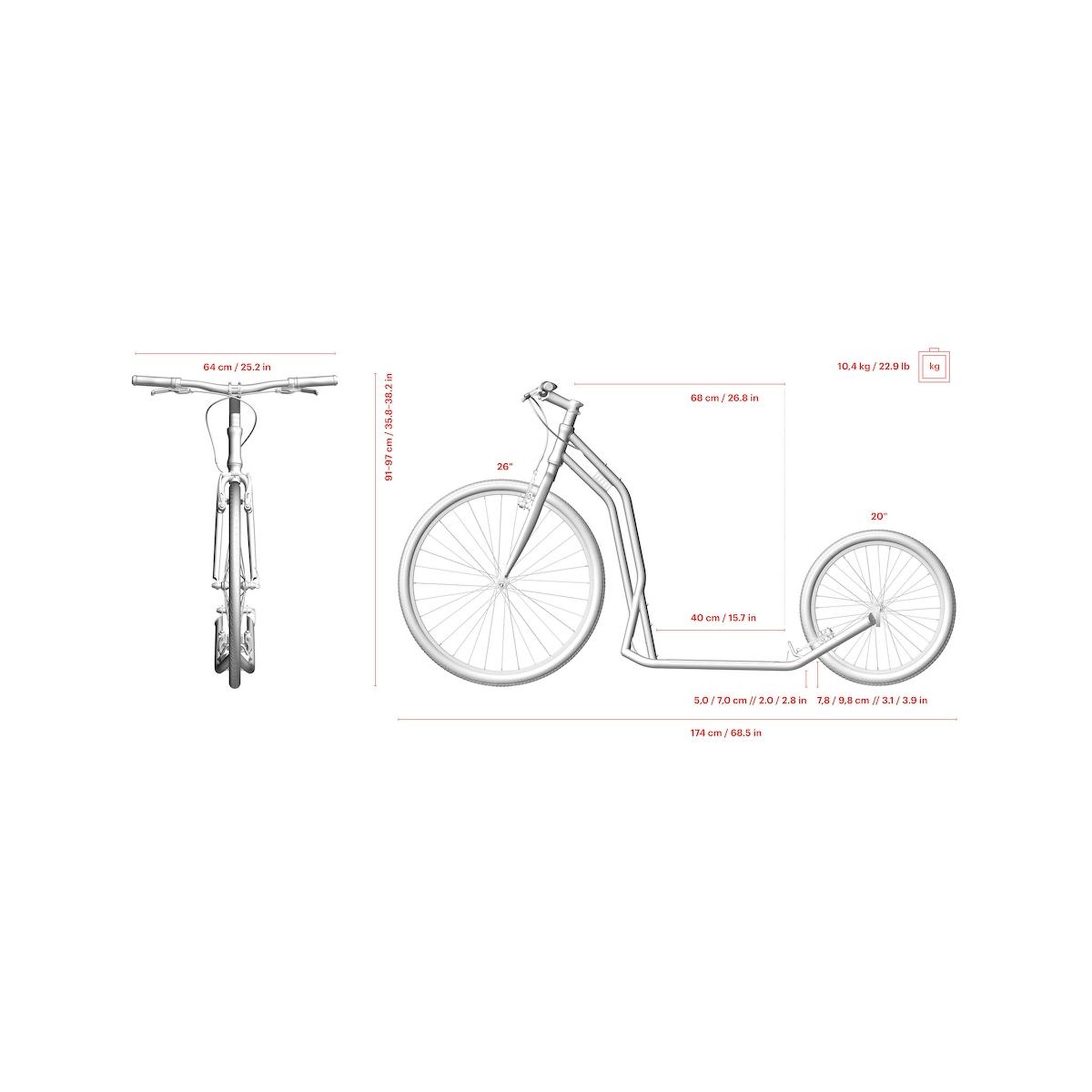Voir la diapositive 4 : Yedoo Trottinette  Five Green