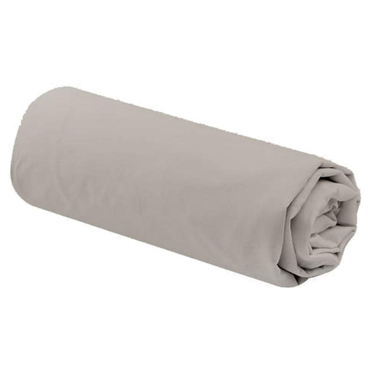 ACTUEL Drap housse uni en percale de coton 70 fils