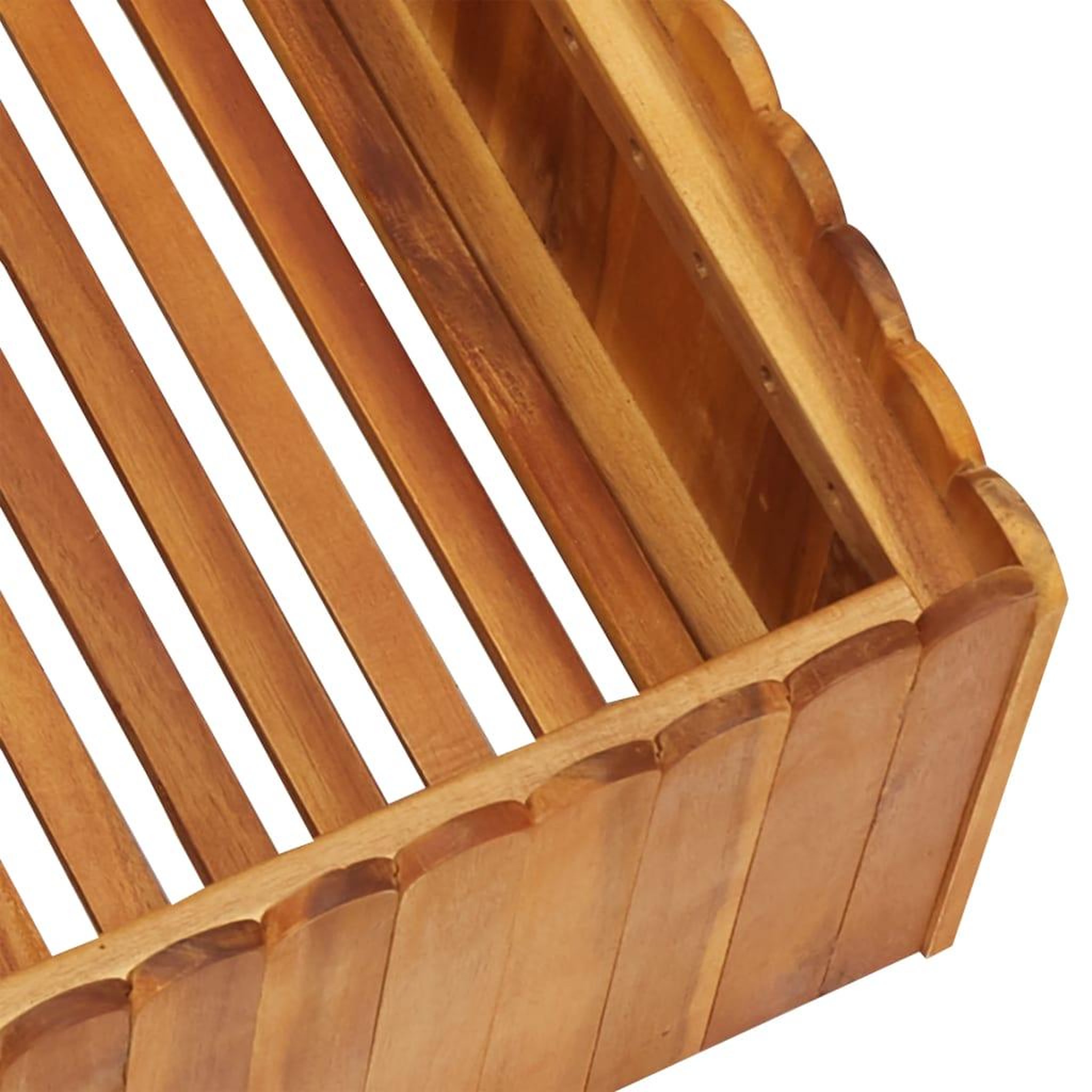 Voir la diapositive 4 : VIDAXL Lit sureleve de jardin 50x50x25 cm Bois massif d'acacia