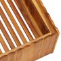 Voir la diapositive 4 : VIDAXL Lit sureleve de jardin 50x50x25 cm Bois massif d'acacia