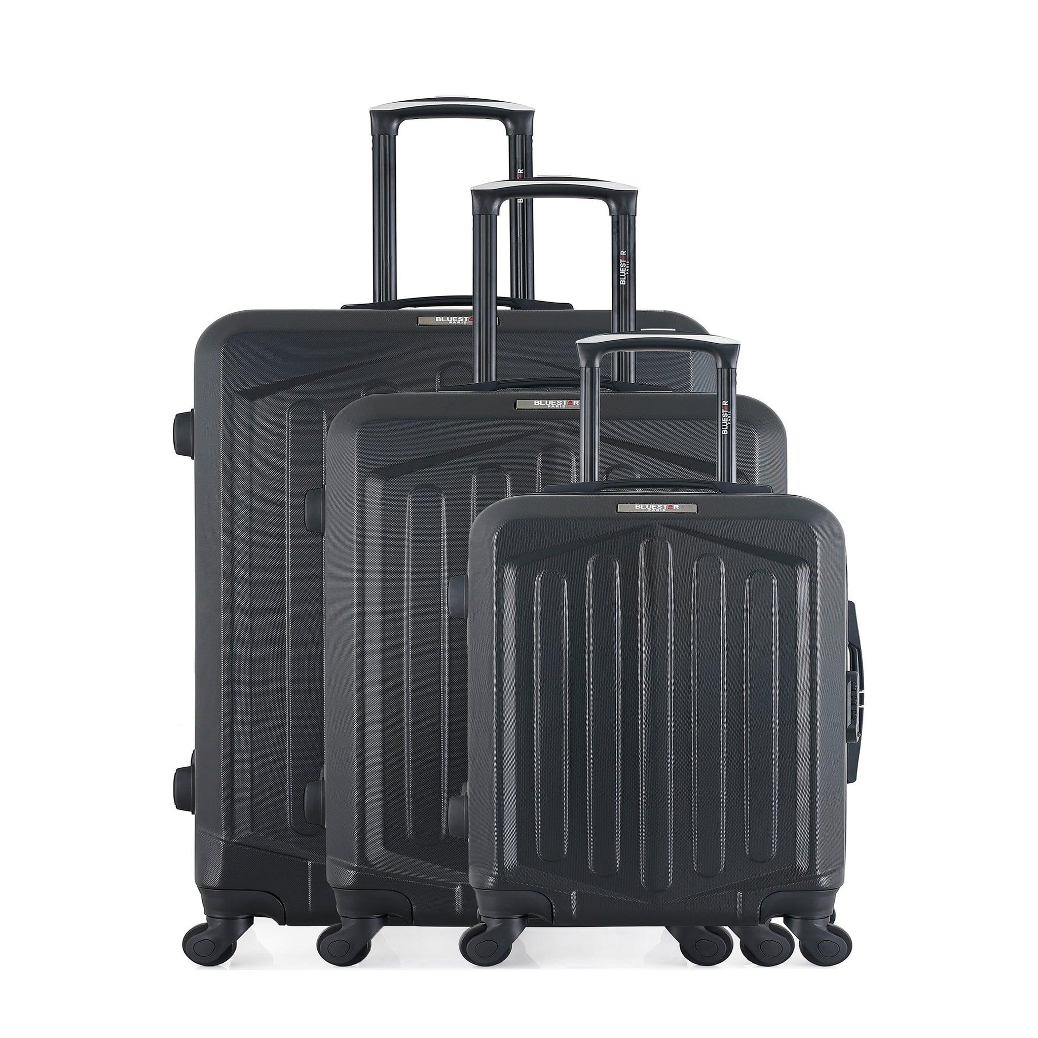 BLUESTAR Set de 3 valises rigides hagen. Coloris disponibles : Beige, Rose