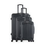 BLUESTAR Set de 3 Valises Rigides HAGEN. Coloris disponibles : Vert, Beige, Noir, Rose, Bleu, Violet