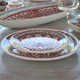 YODECO Lot de 6 assiettes plates Bakir rouge - D 28 cm